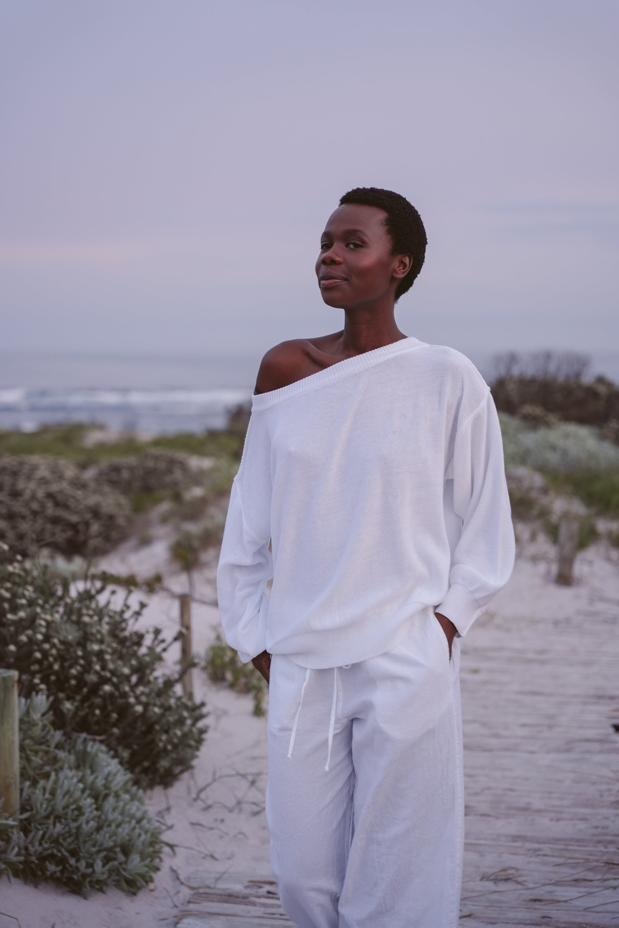 Emma Cotton Boatneck Knit