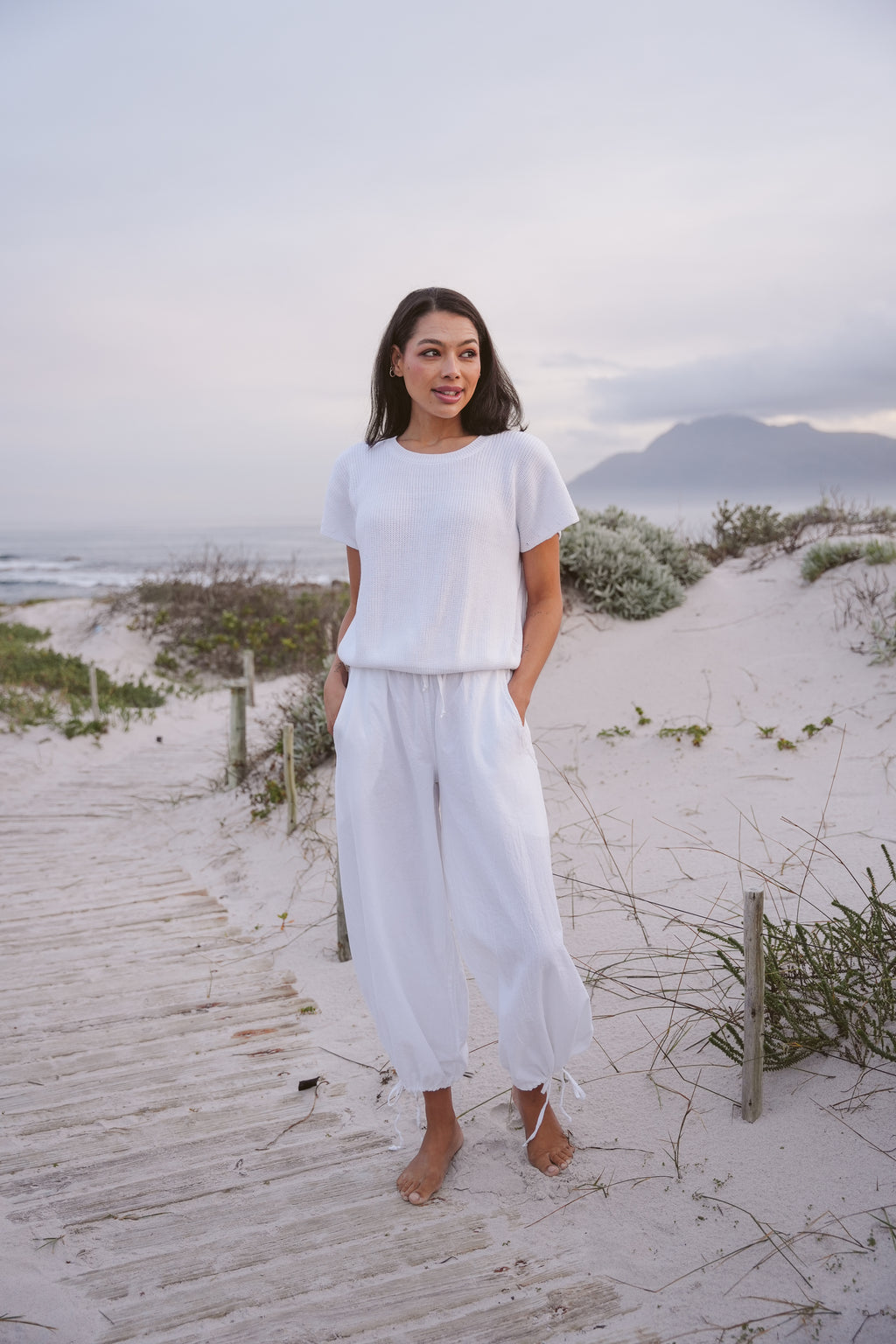 Lara Cotton Wide-Leg Pants