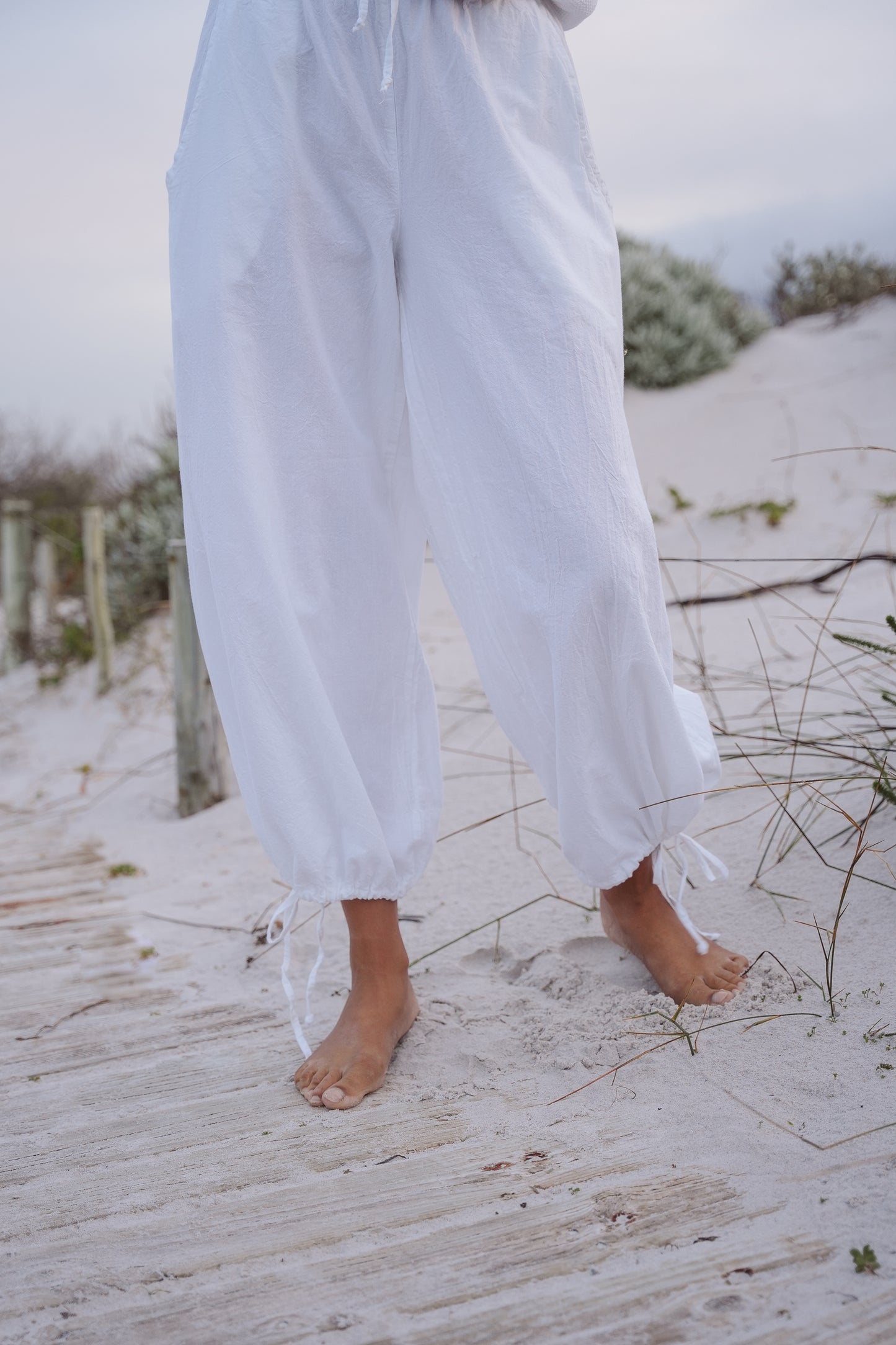 Lara Cotton Wide-Leg Pants