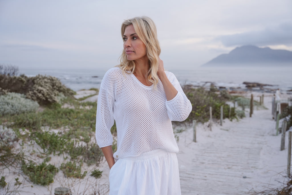 Paisley Cotton Crochet Knit