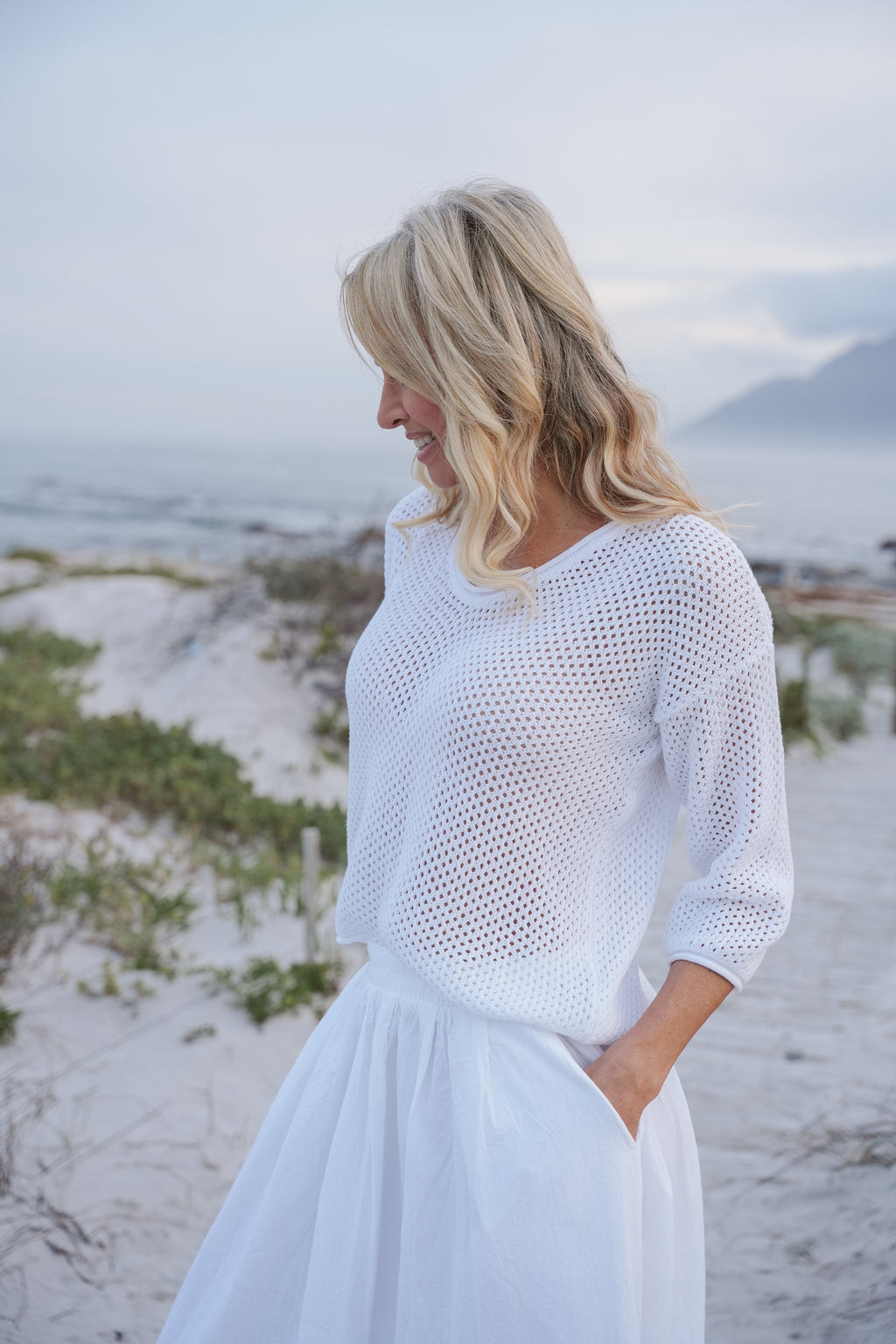 Paisley Cotton Crochet Knit