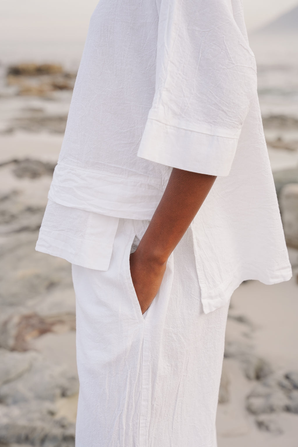 Bee Cotton Tiered Top