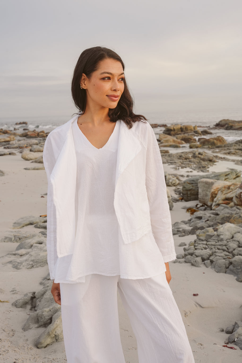 Sophia Cotton Relaxed Biker Jacket