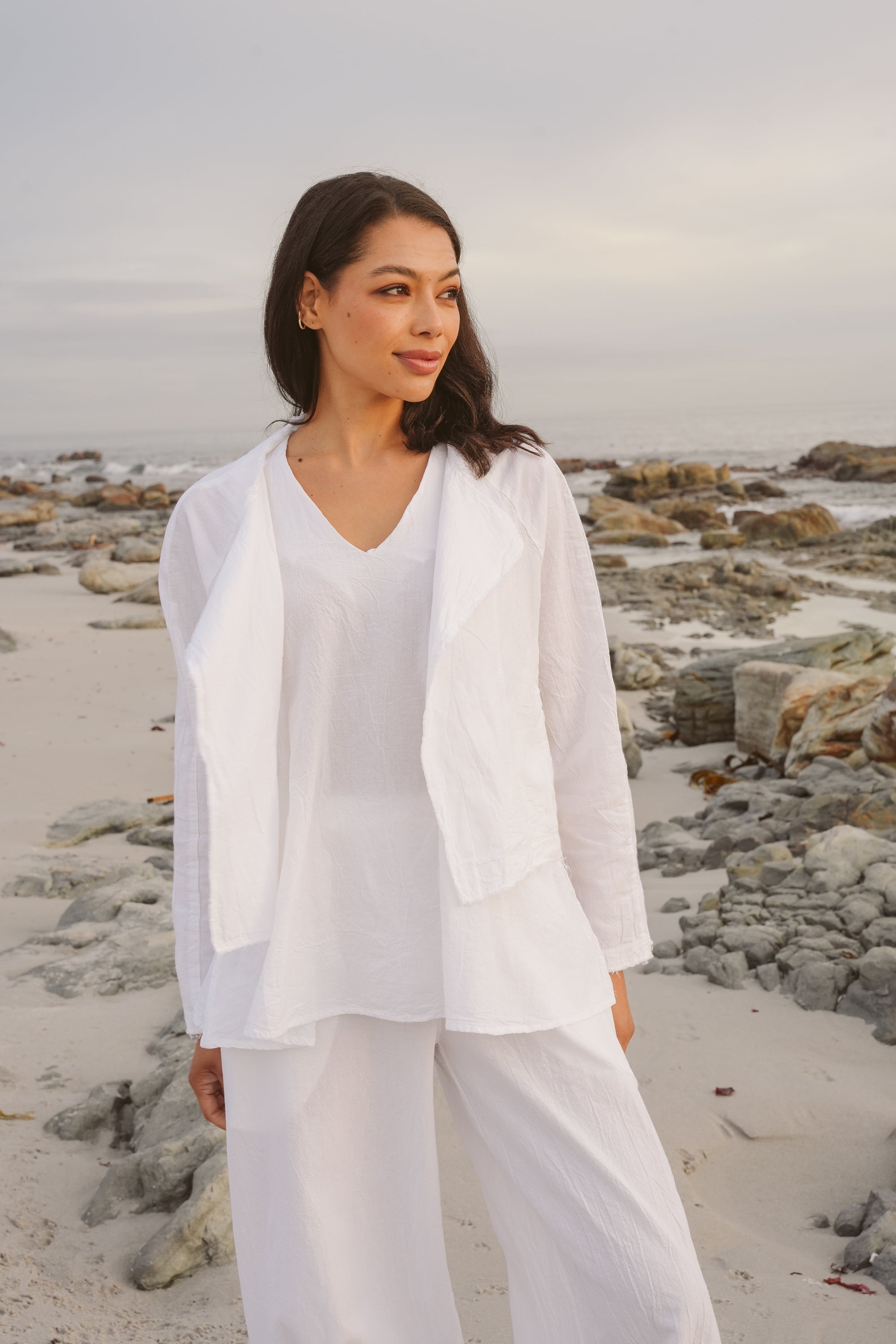 Sophia Cotton Relaxed Biker Jacket