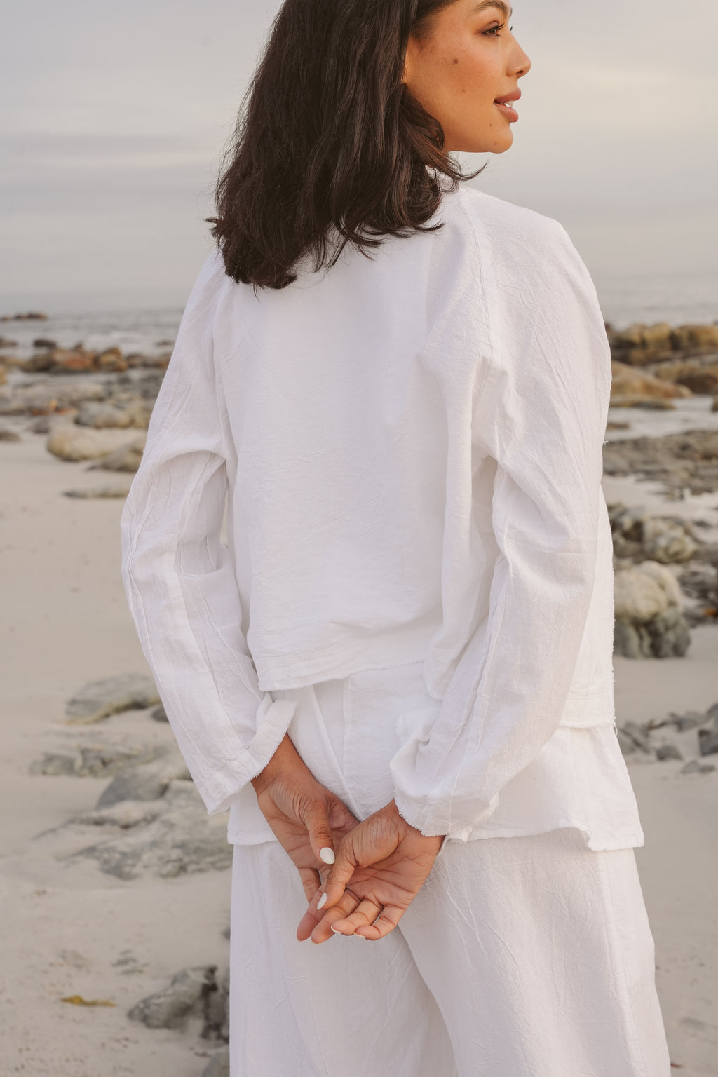 Sophia Cotton Relaxed Biker Jacket