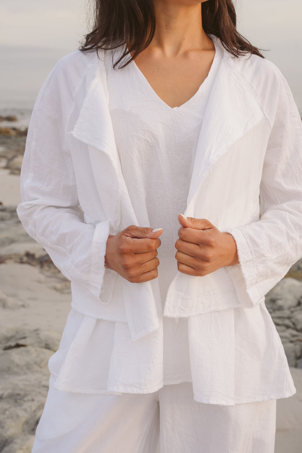 Sophia Cotton Relaxed Biker Jacket