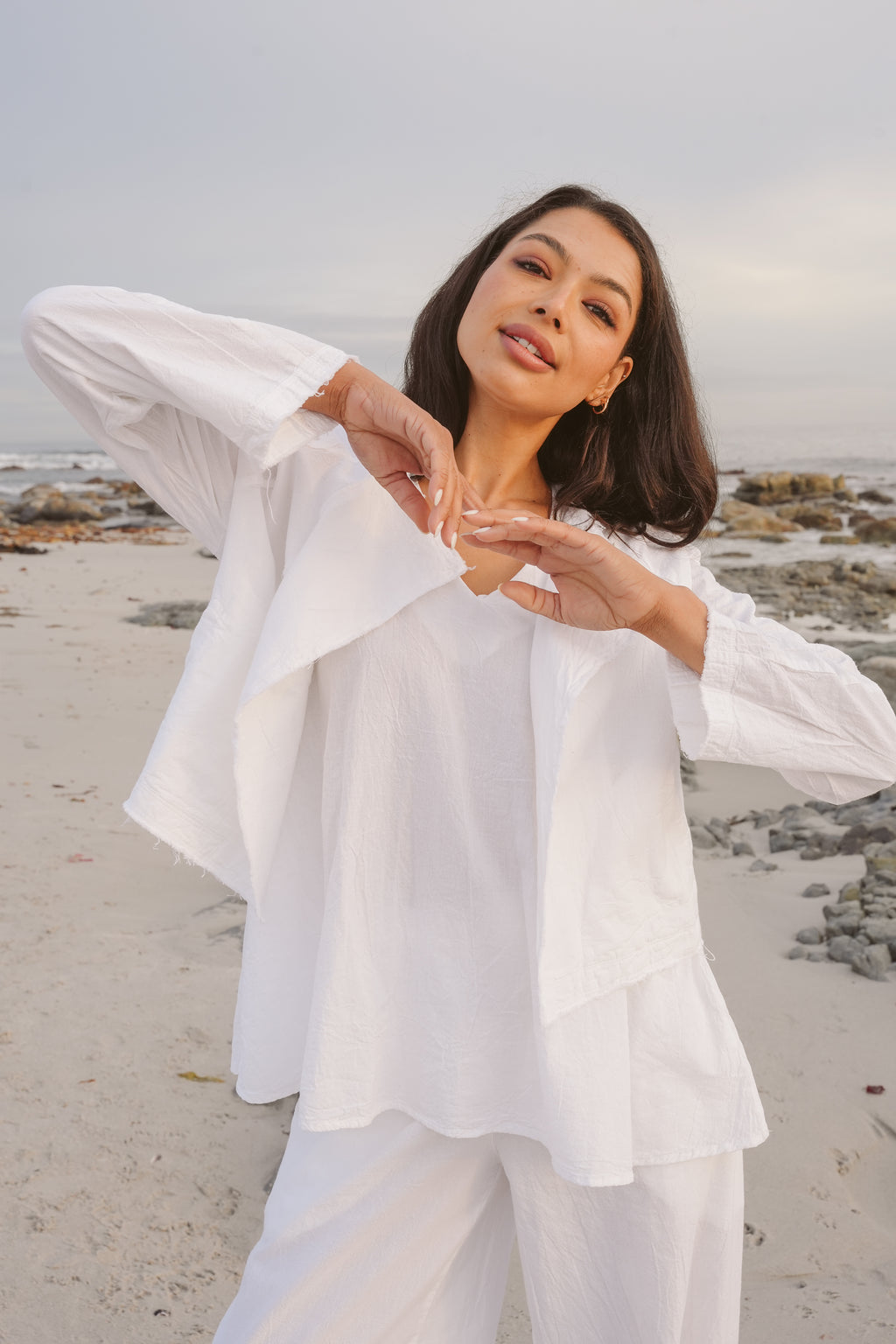 Sophia Cotton Relaxed Biker Jacket