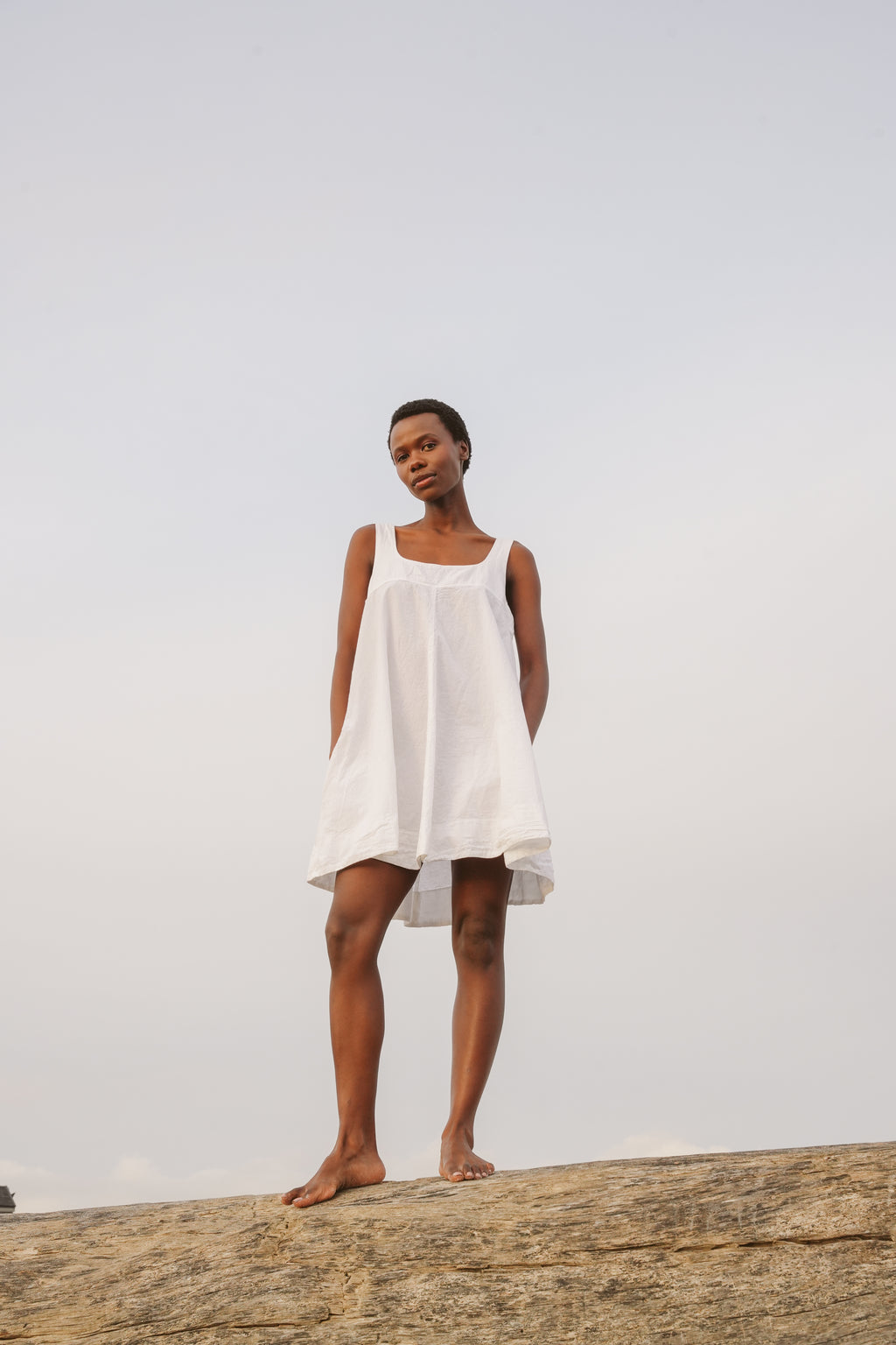 Brooke Cotton Flared Dress