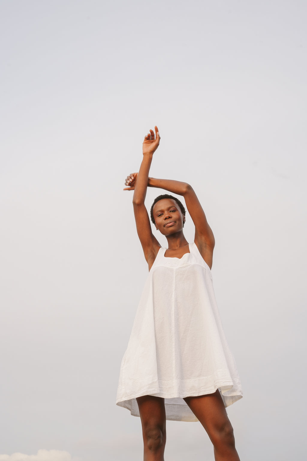 Brooke Cotton Flared Dress