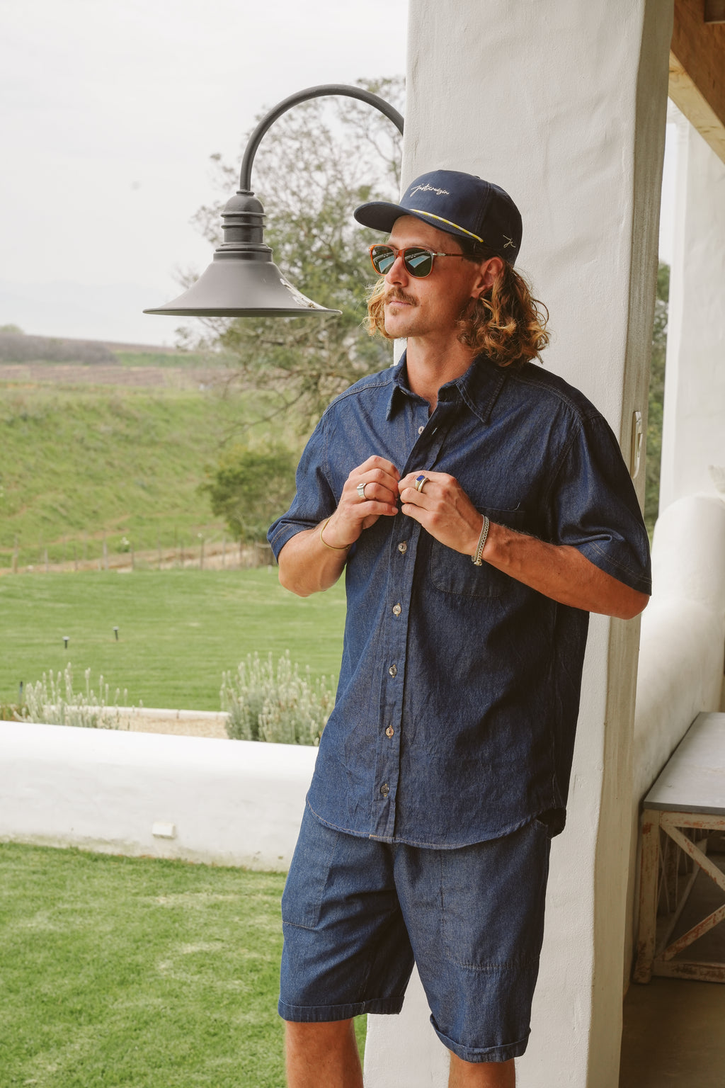 Ethan Short Sleeve Denim Shirt