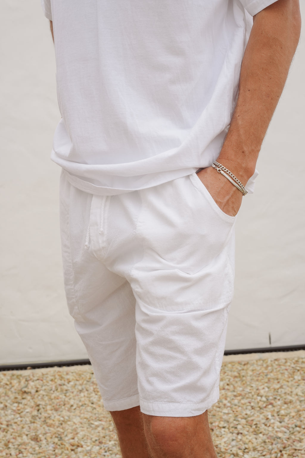 Kris Cotton Drawstring Shorts
