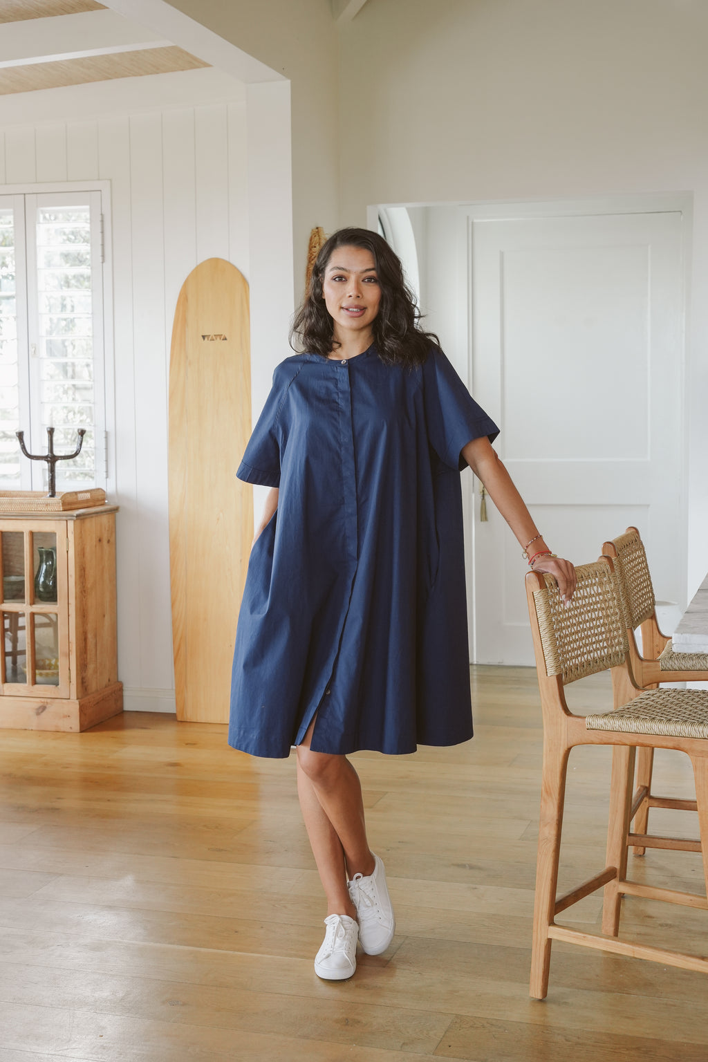 Pippa Poplin Short Dress