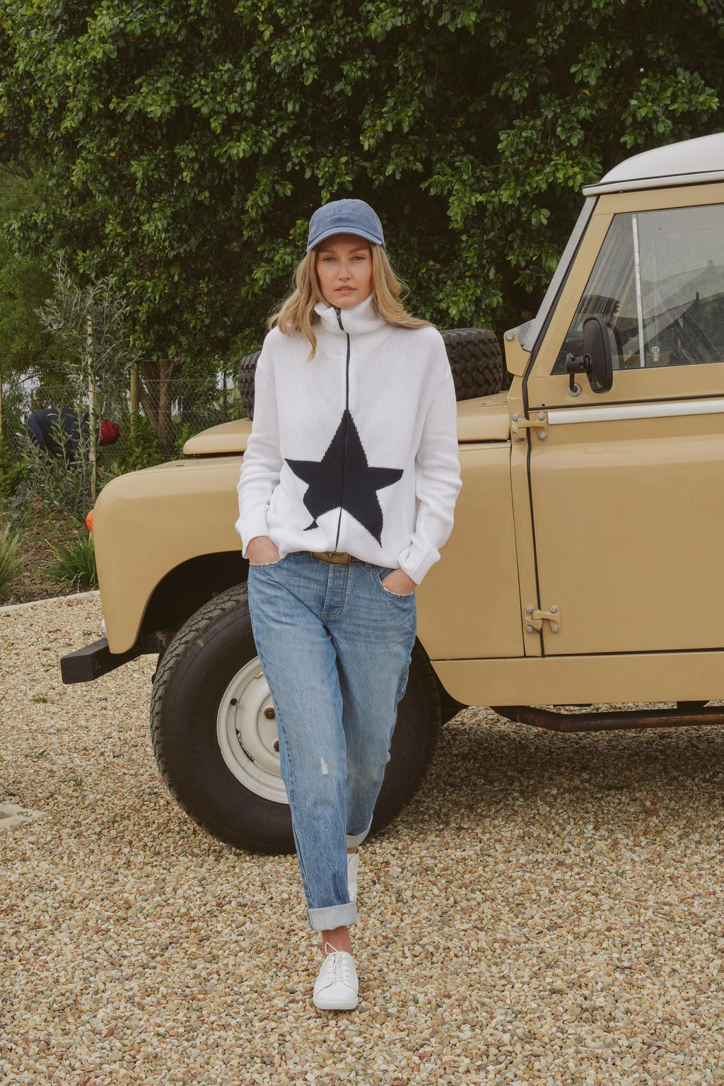 Chiara Cotton Zip-Through Knit