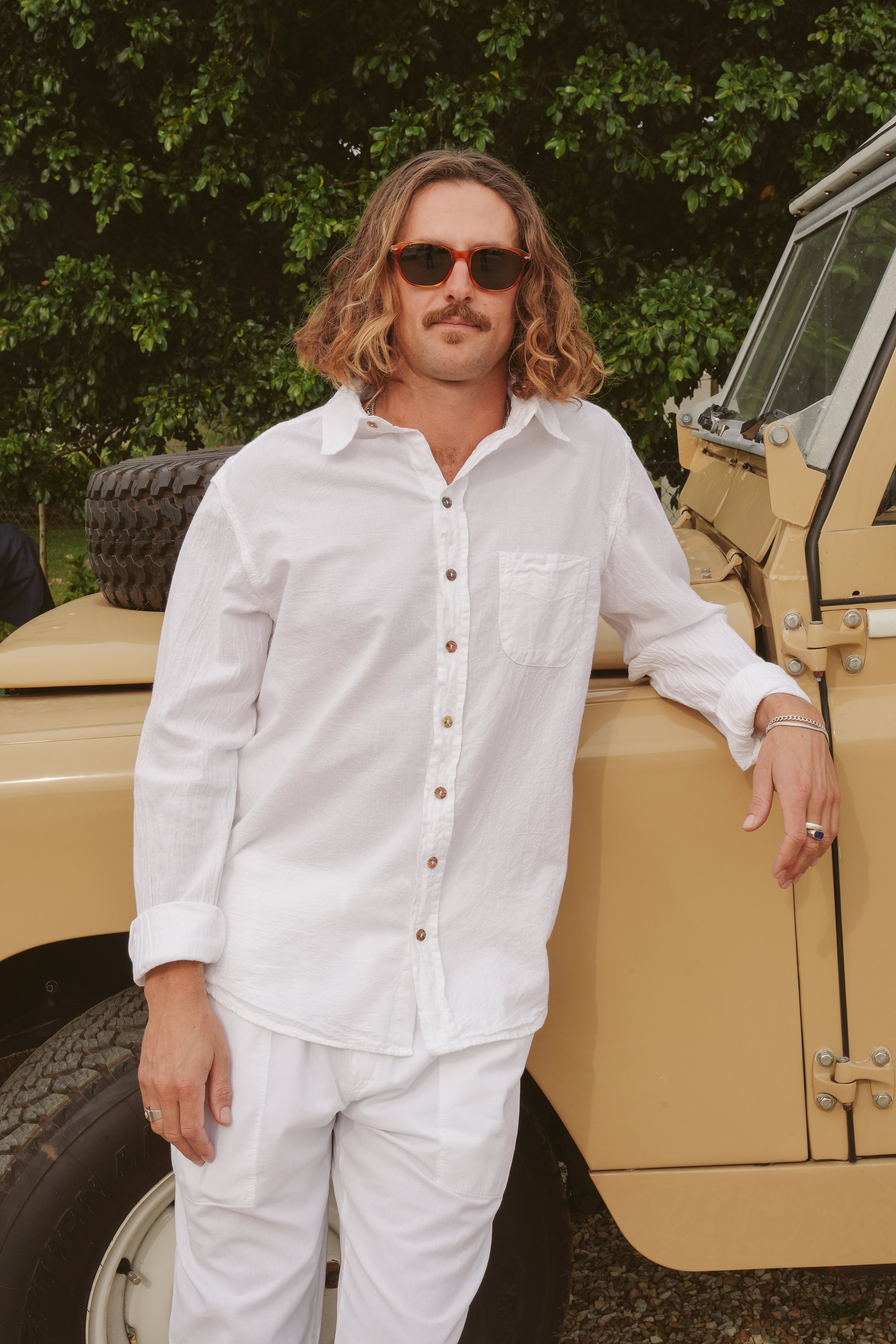 Karl Cotton Collared Shirt