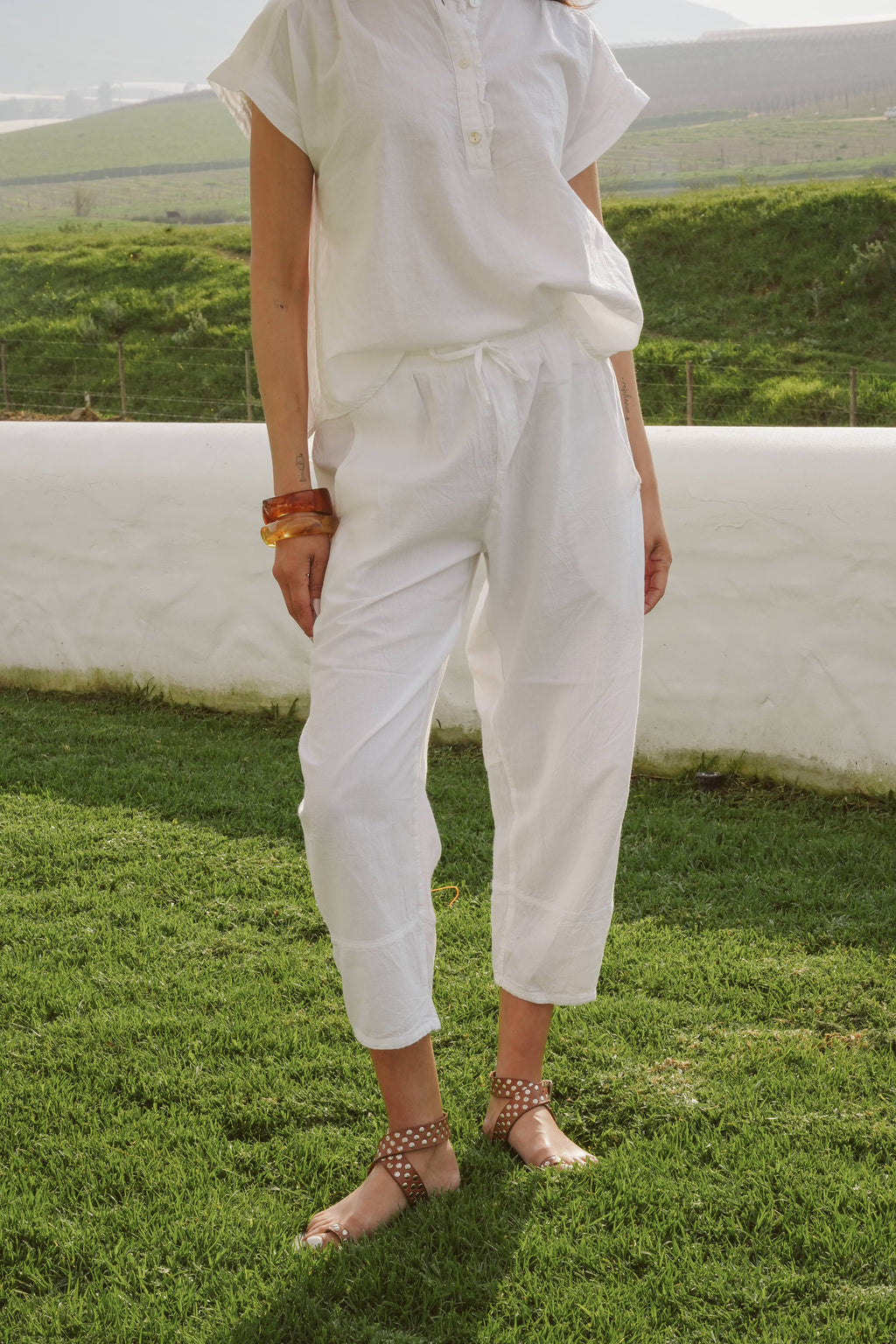 Cove Cotton Barrel Pants