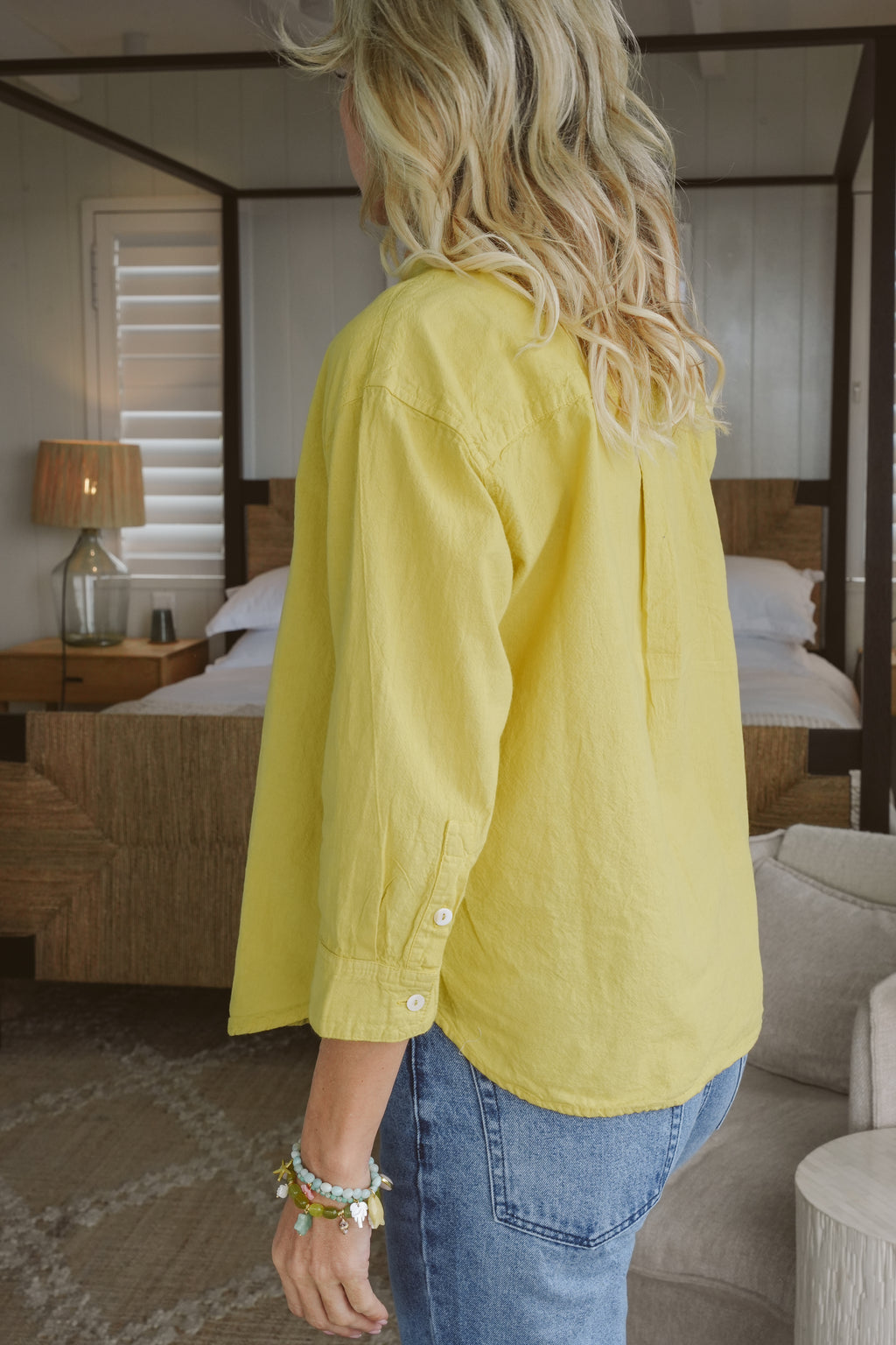 Kate Cotton 3/4 Sleeve Shirt