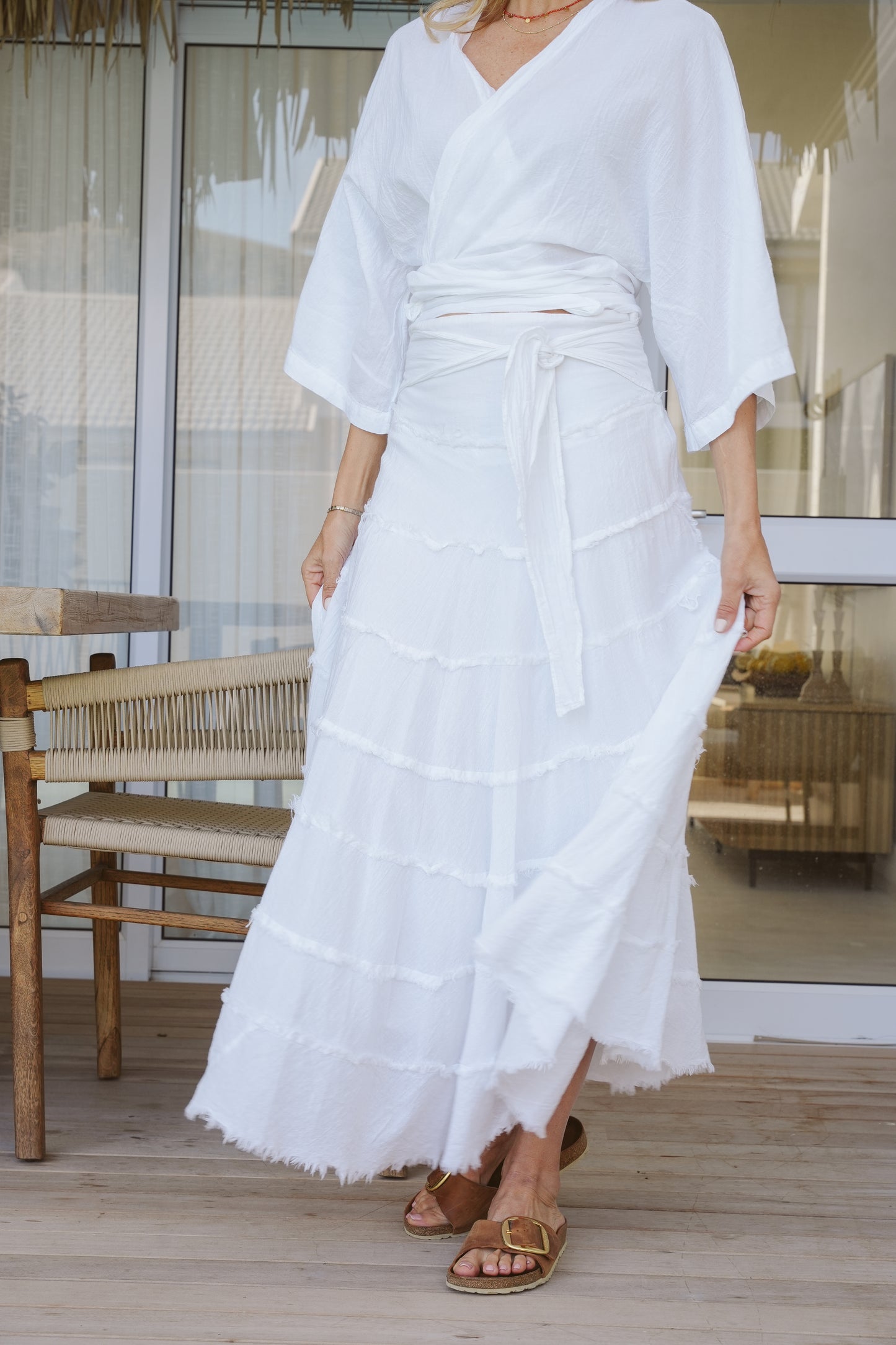 Poppy Cotton Tiered Skirt/Dress