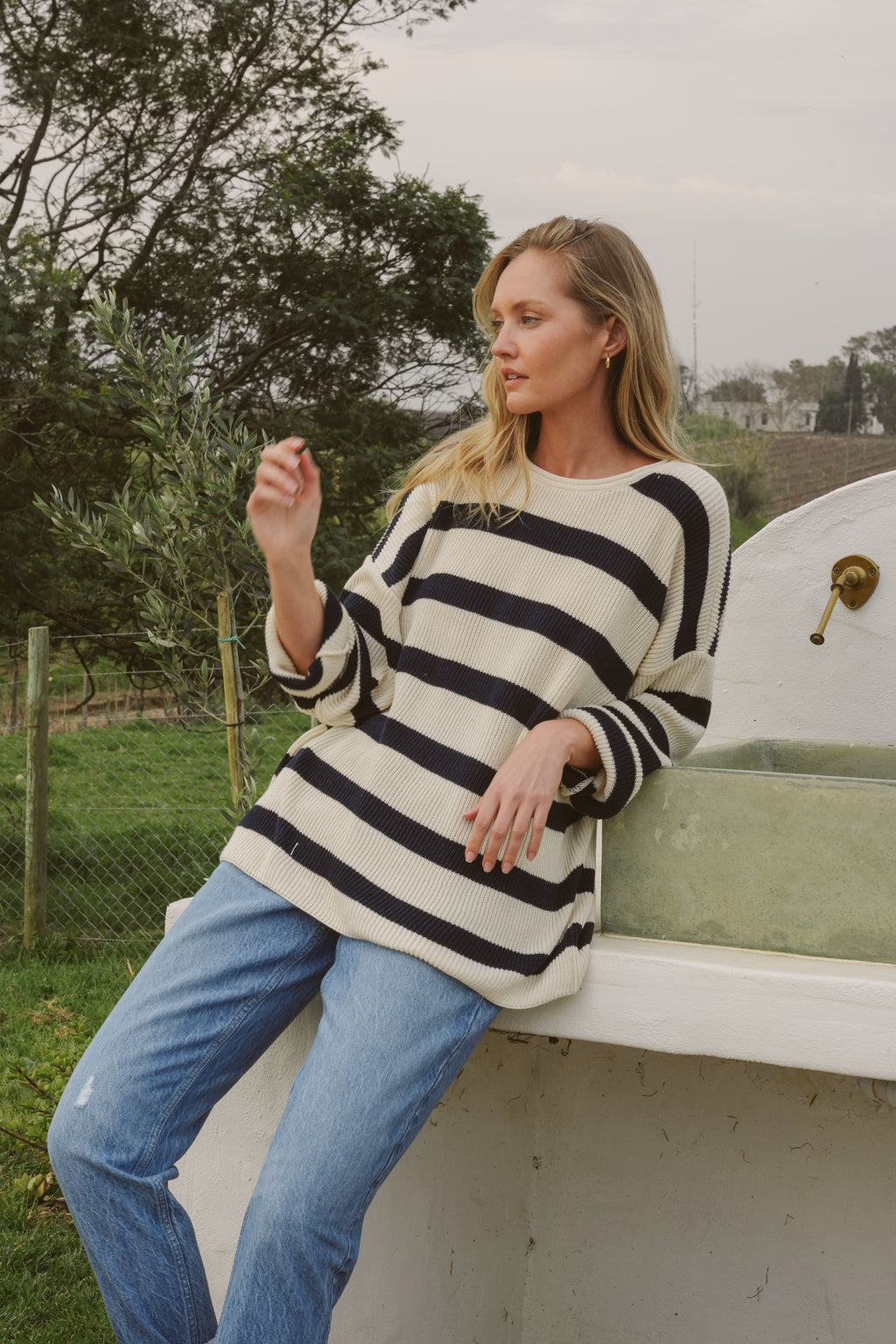Isla Cotton Ribbed Knit