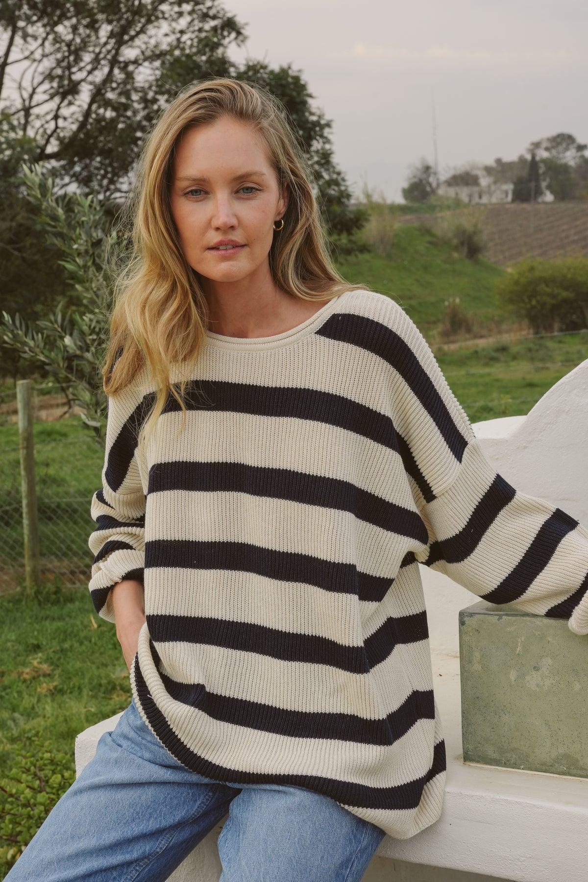 Isla Cotton Ribbed Knit
