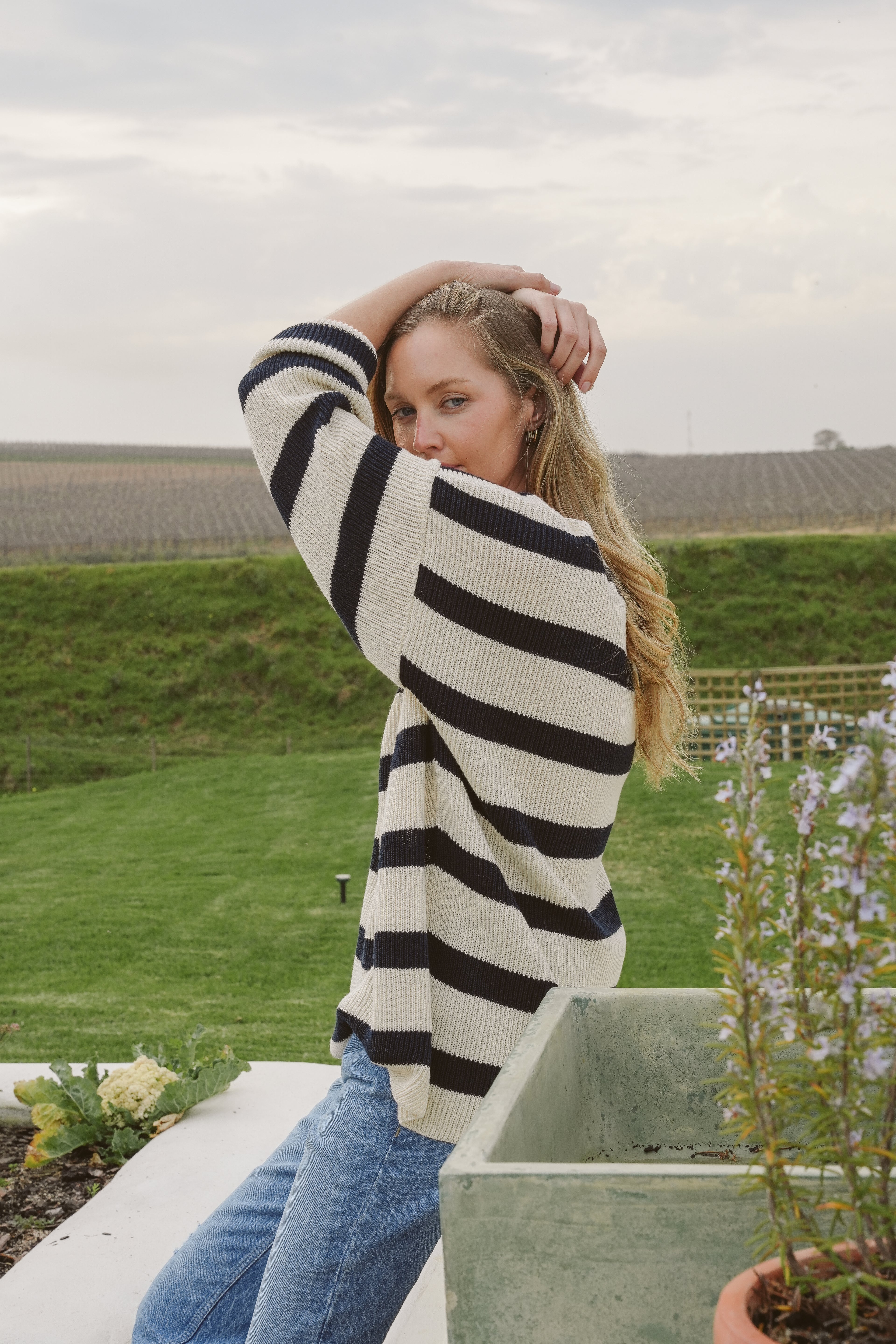Isla Cotton Ribbed Knit