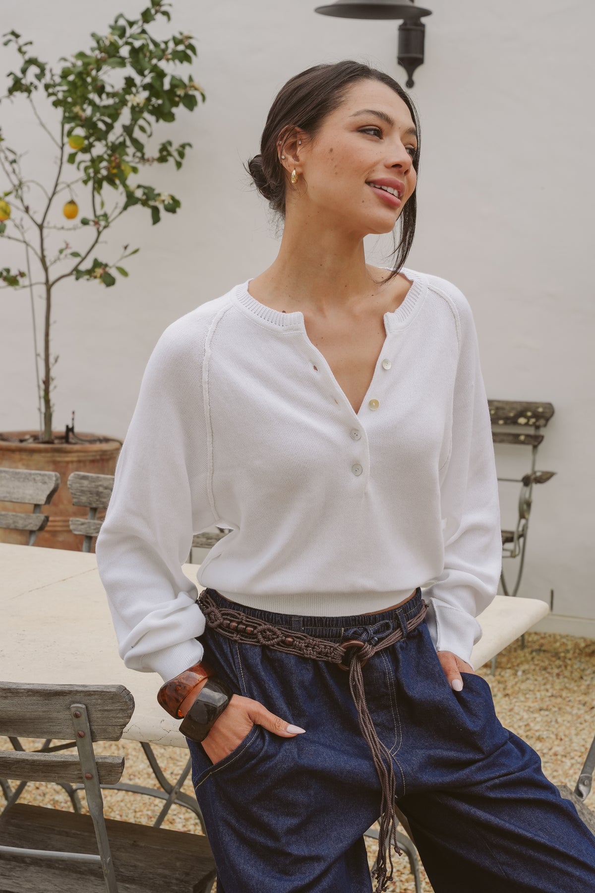 Jo Denim Barrel Pants