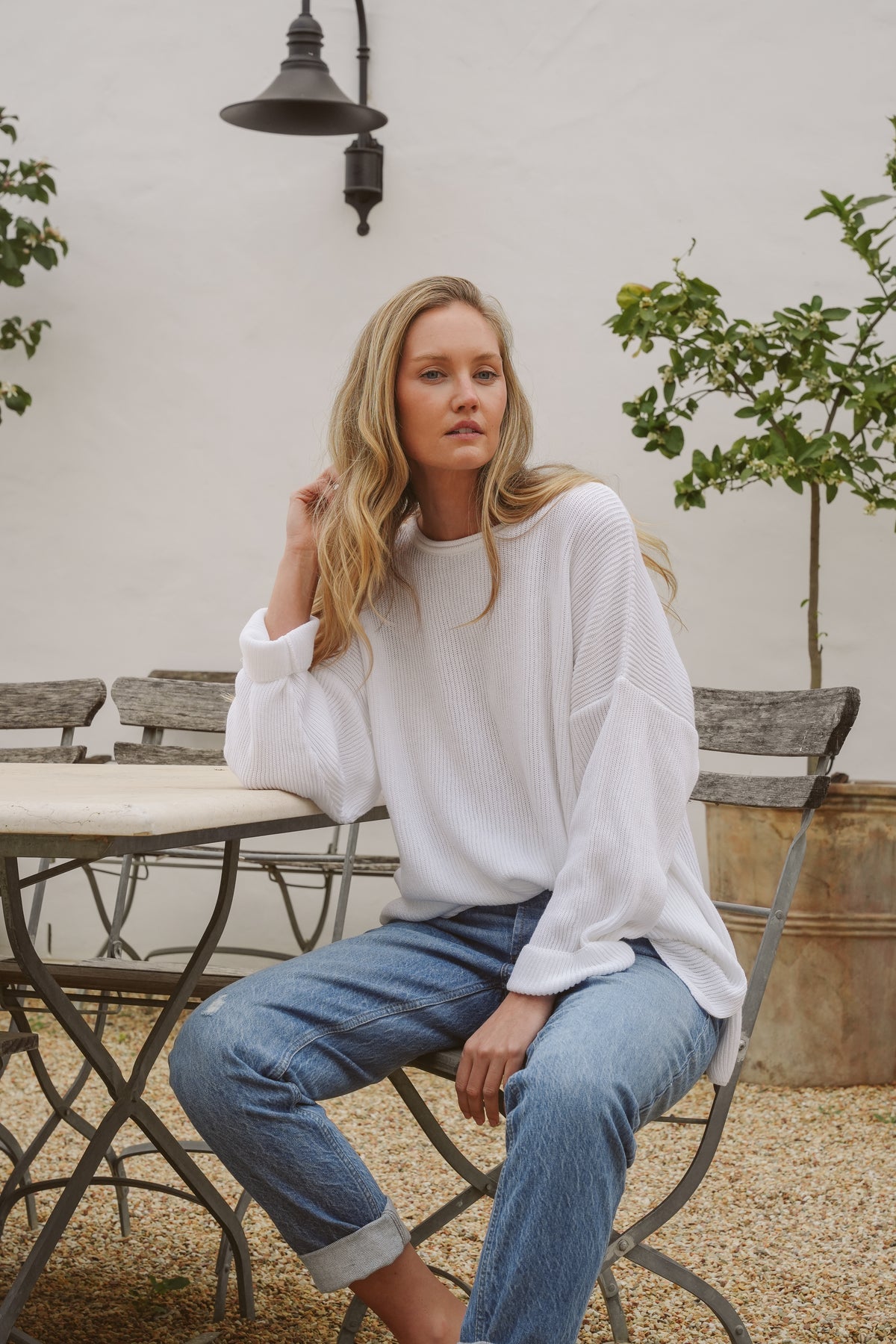 Isla Cotton Ribbed Knit