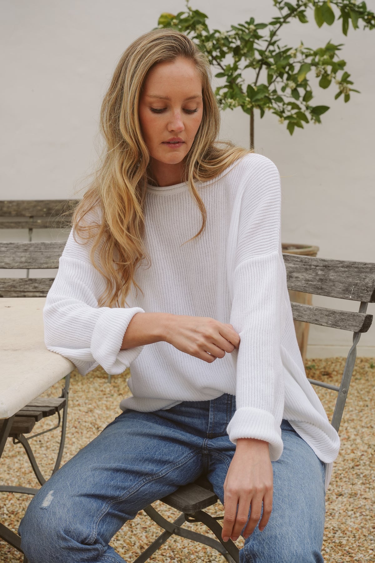 Isla Cotton Ribbed Knit