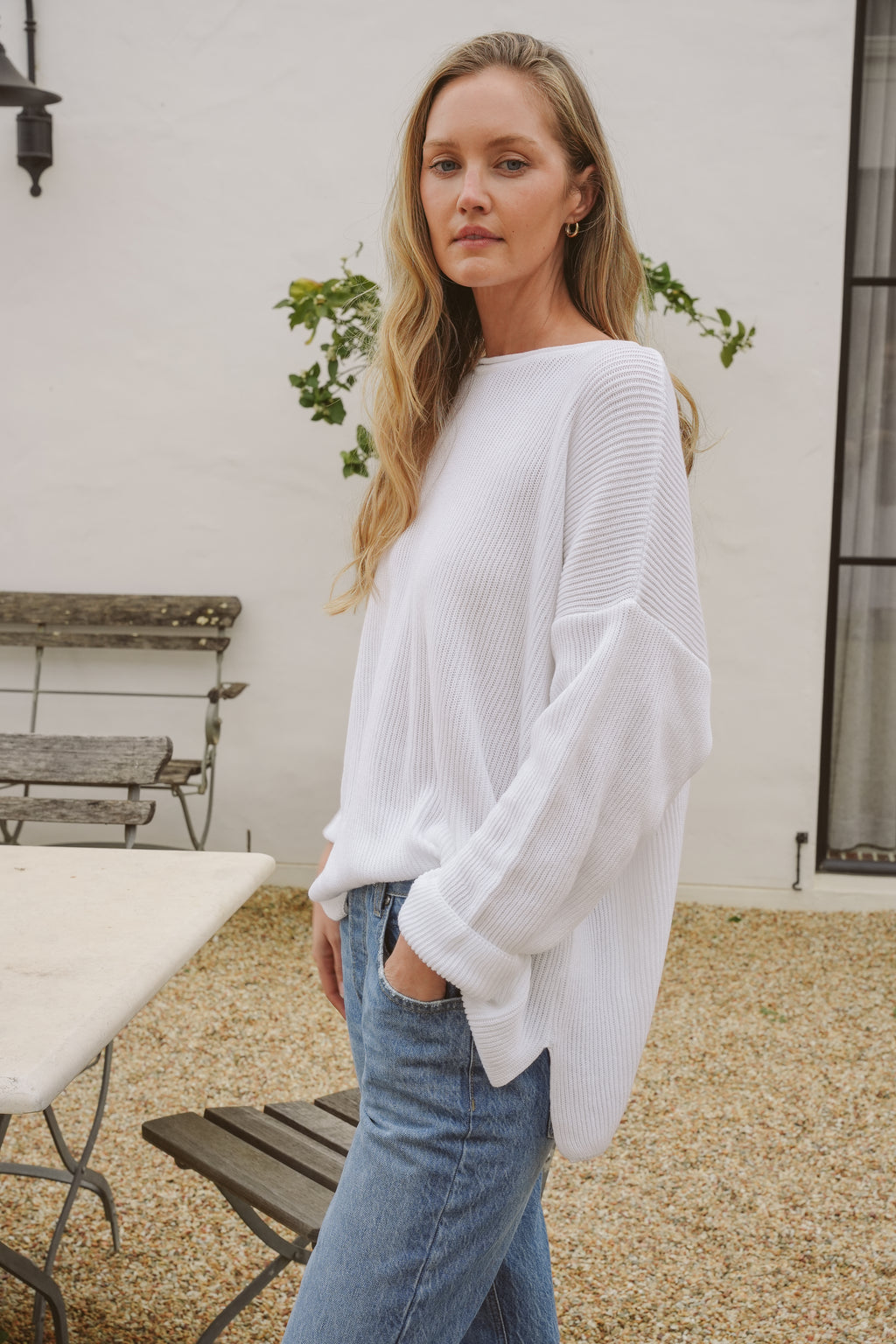 Isla Cotton Ribbed Knit