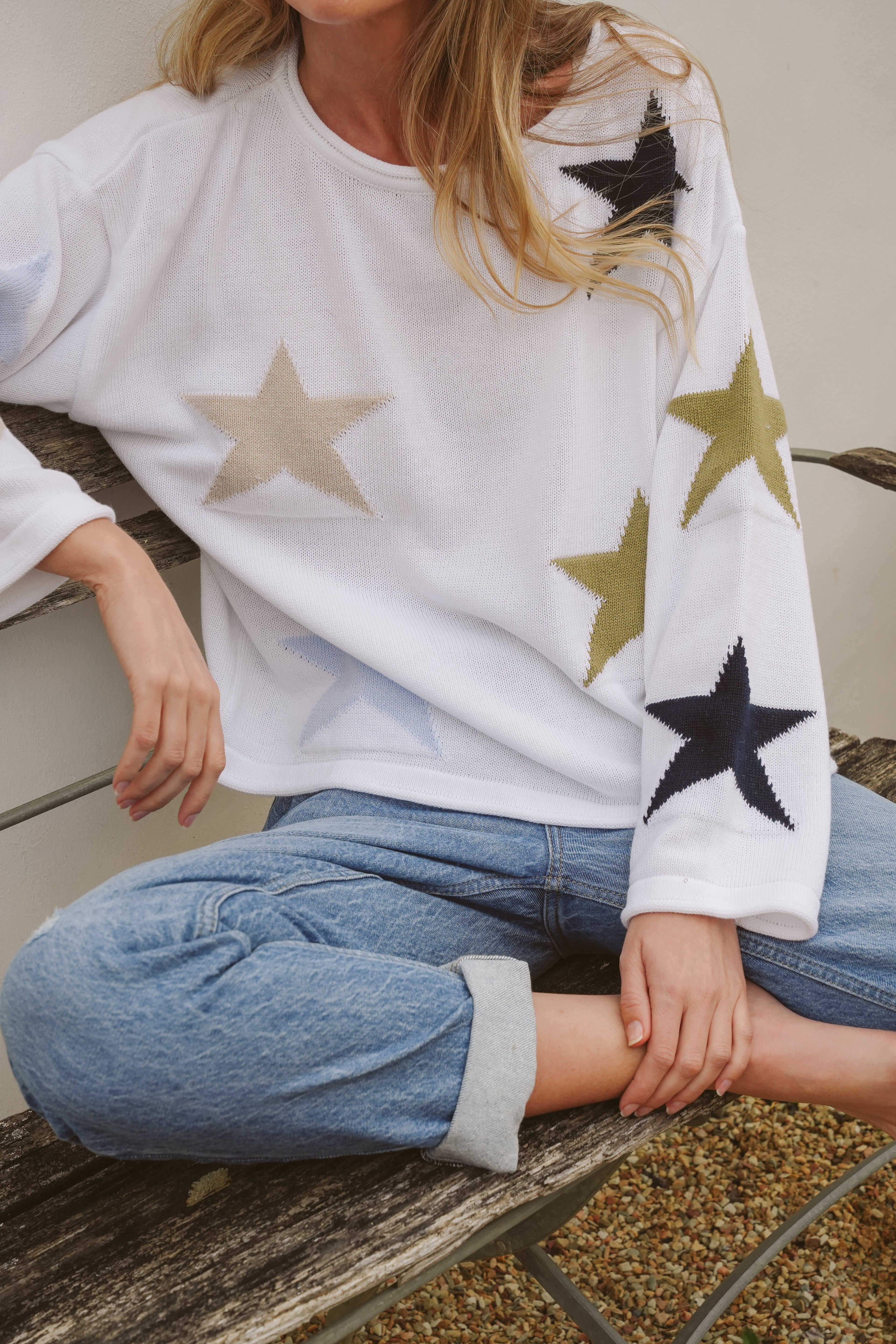Petal Cotton Boxy Knit