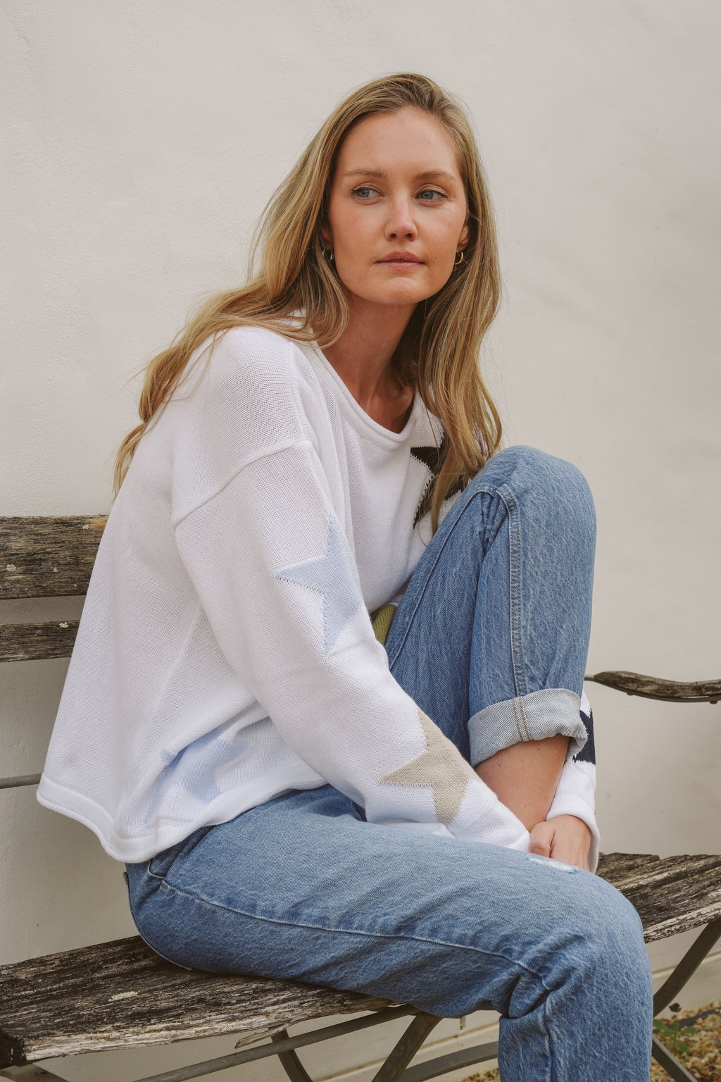 Petal Cotton Boxy Knit