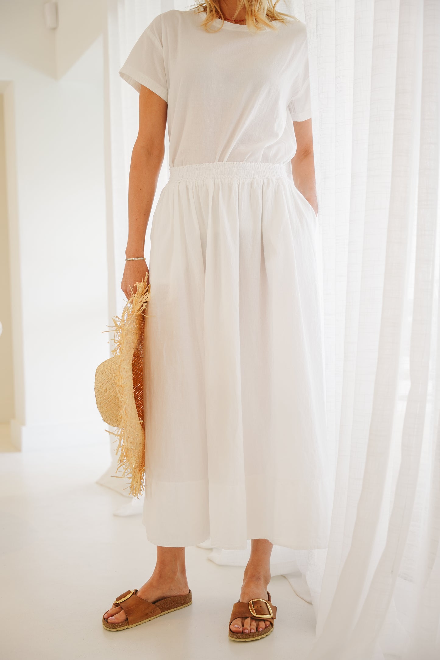 Lily Cotton Maxi Skirt