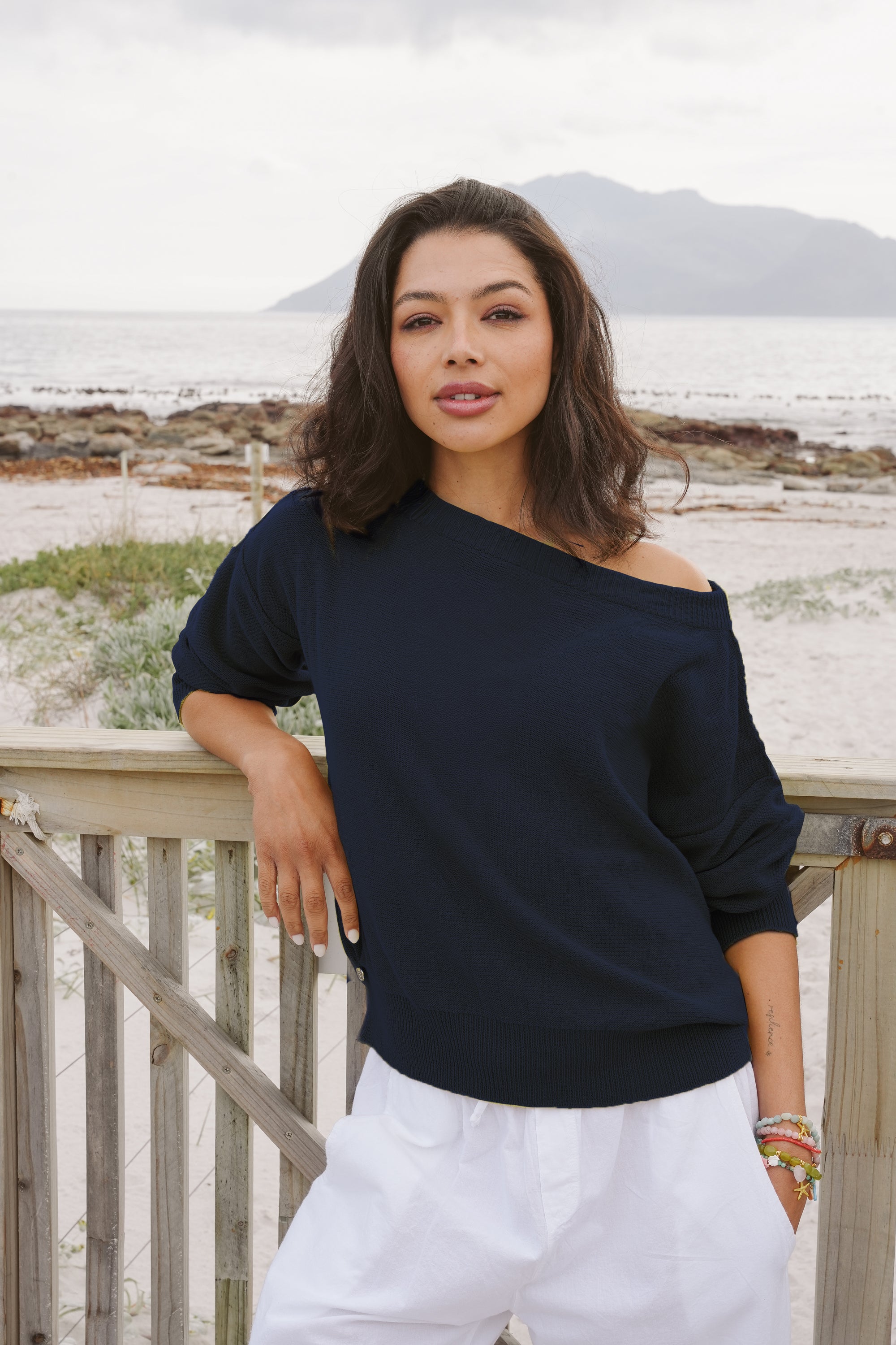 Emma Cotton Boatneck Knit