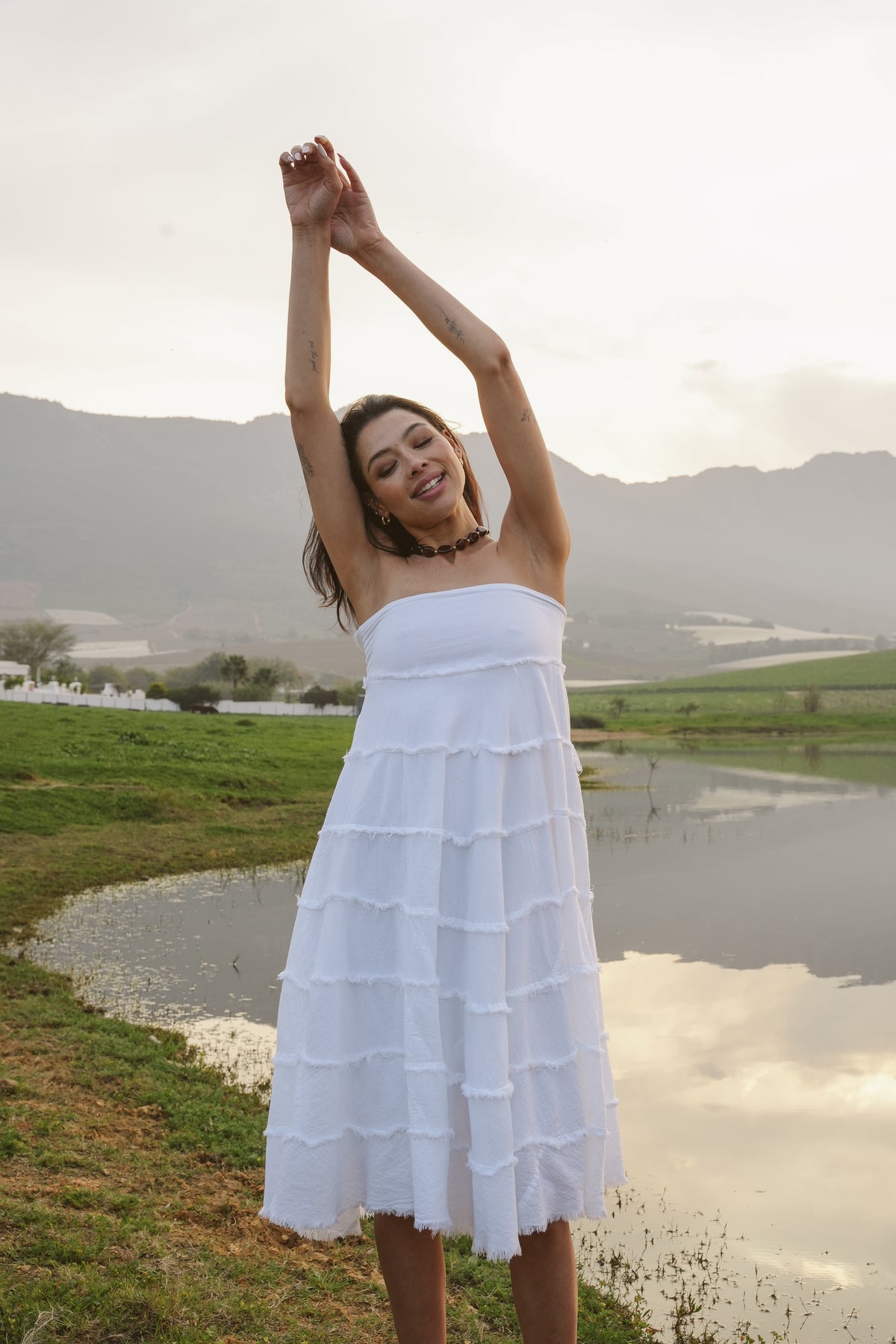 Poppy Cotton Tiered Skirt