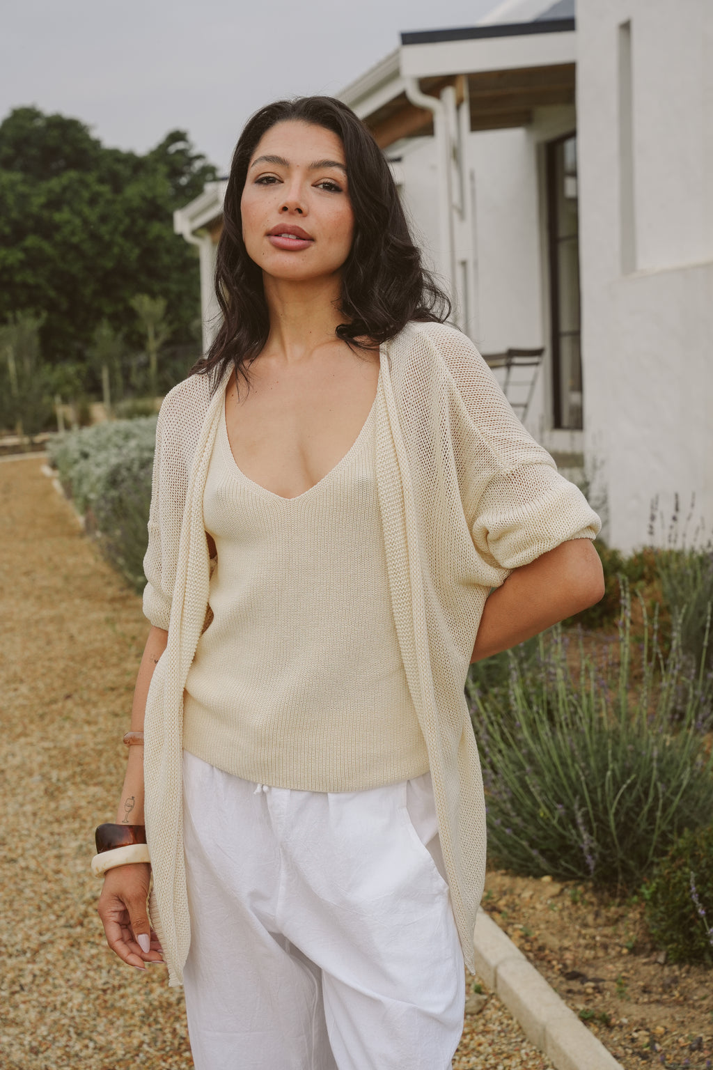 Maji Cotton Slouchy Cardigan