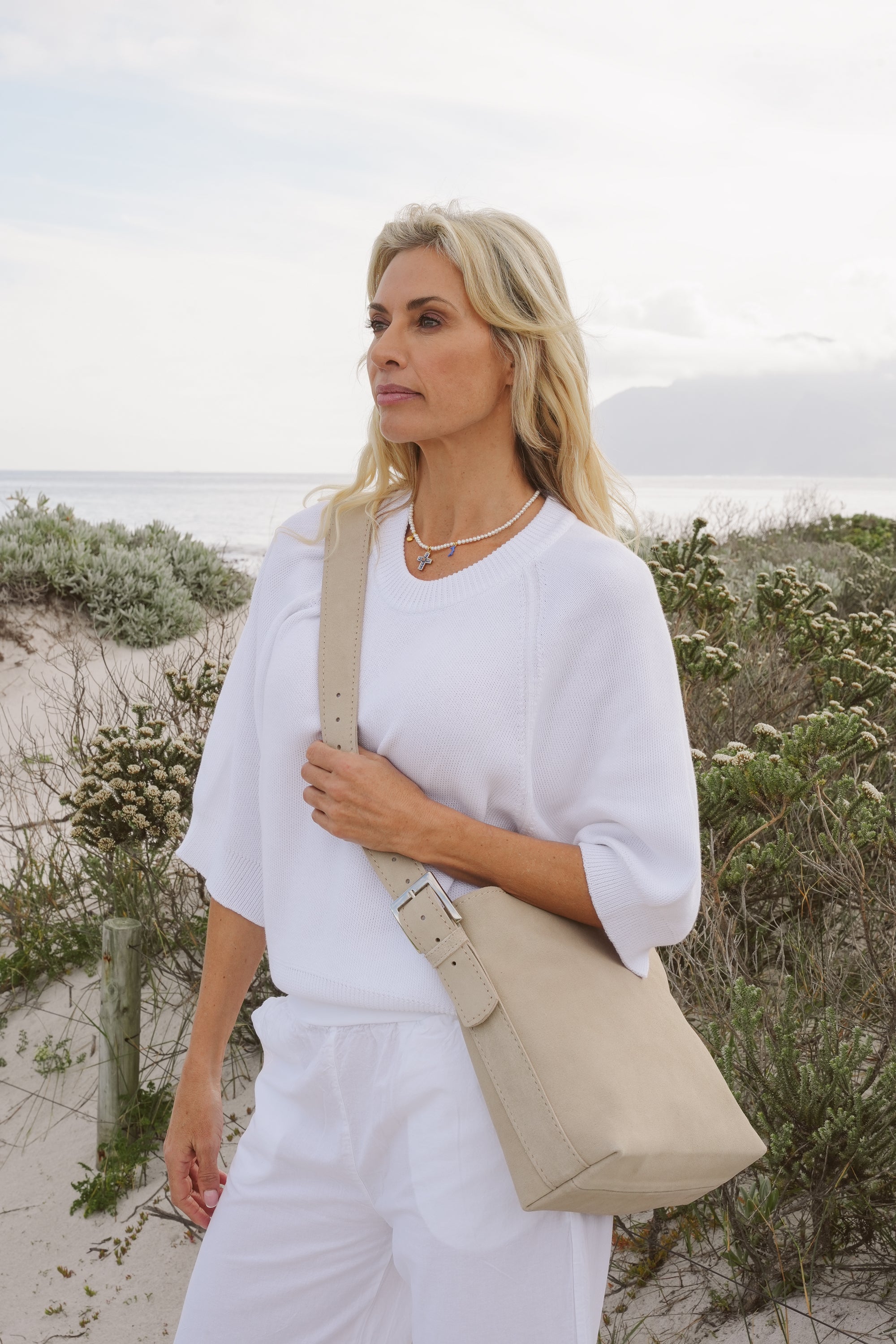 Tali XL Leather Underarm Bag