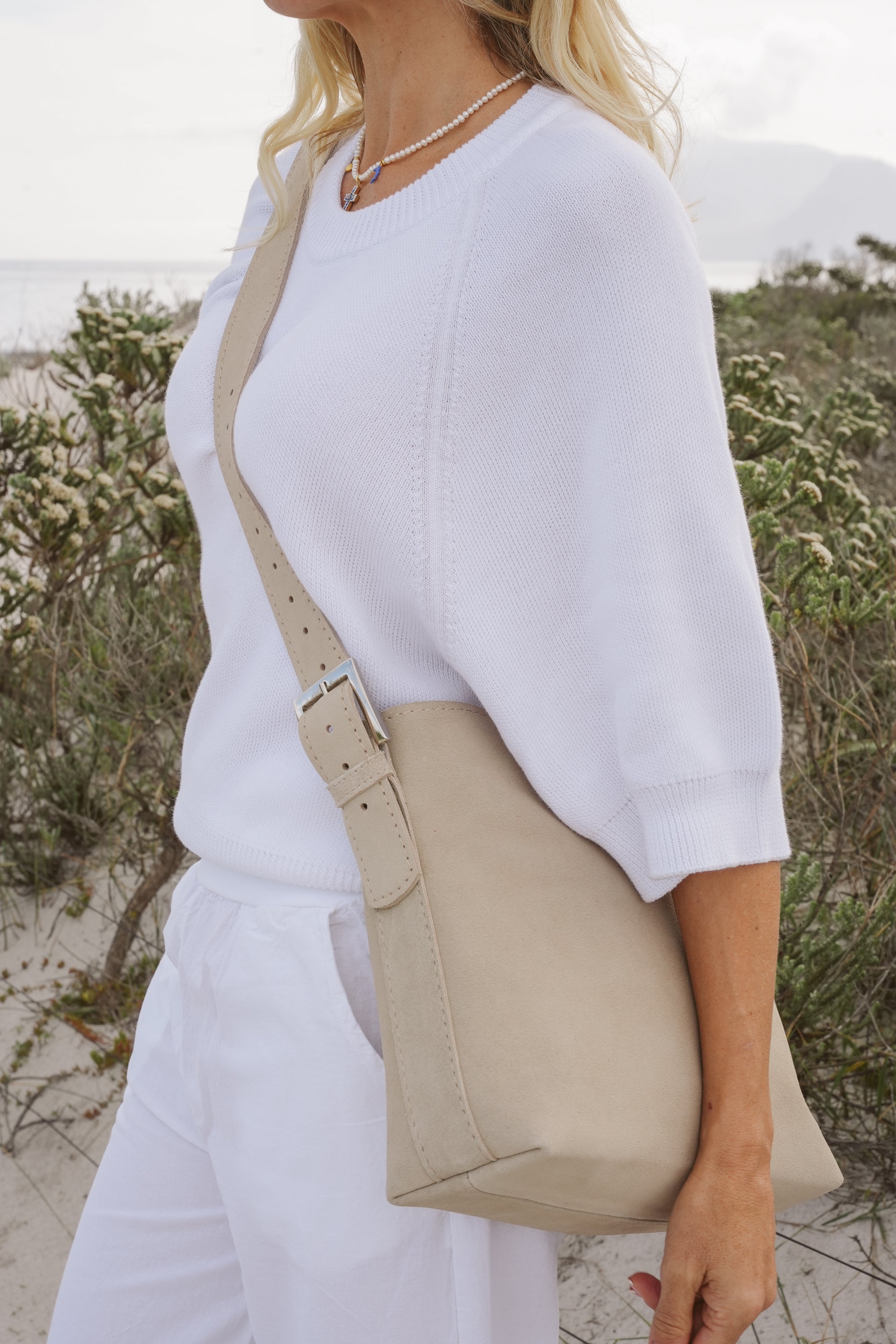 Tali XL Leather Underarm Bag