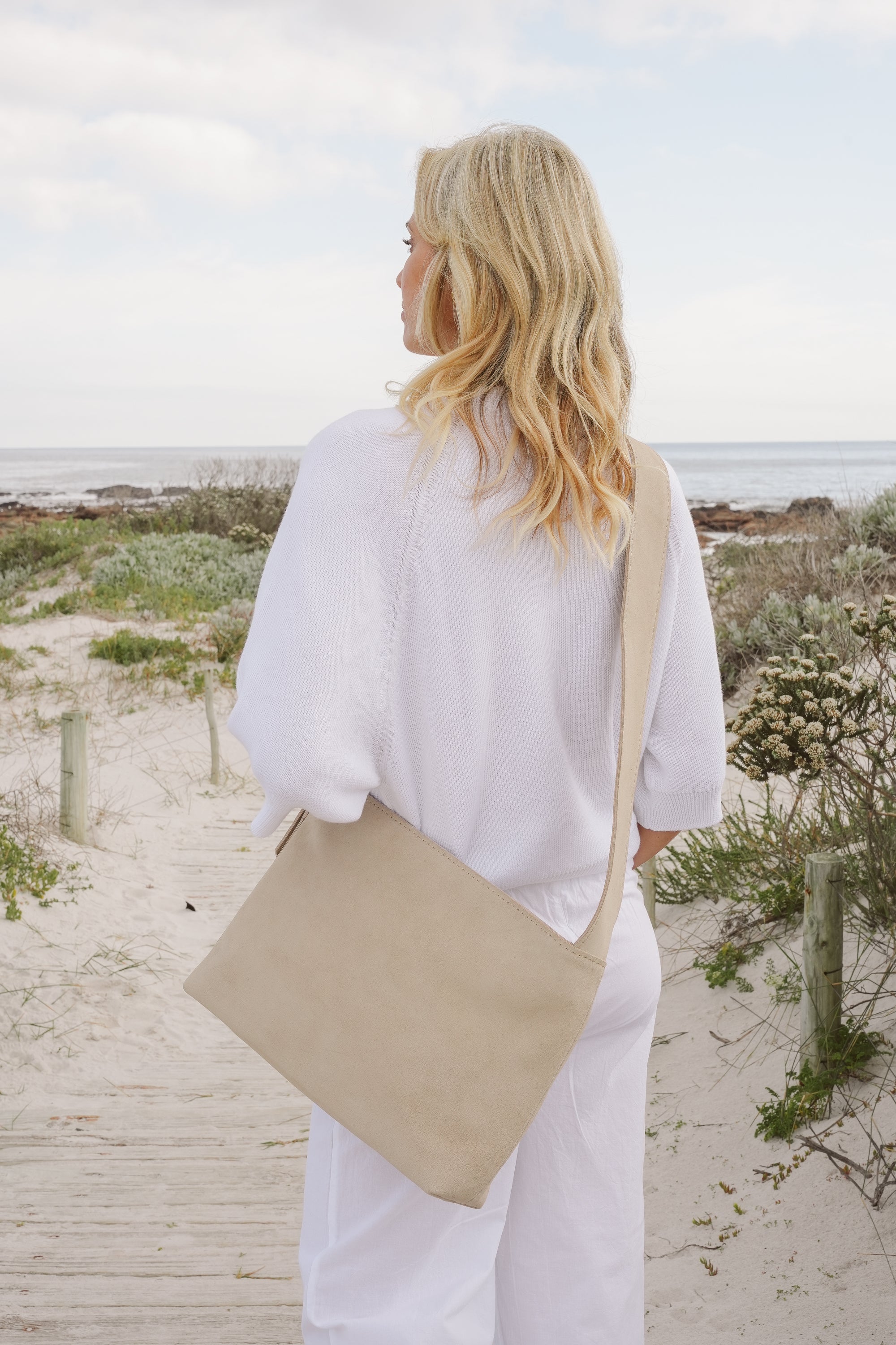 Tali XL Leather Underarm Bag