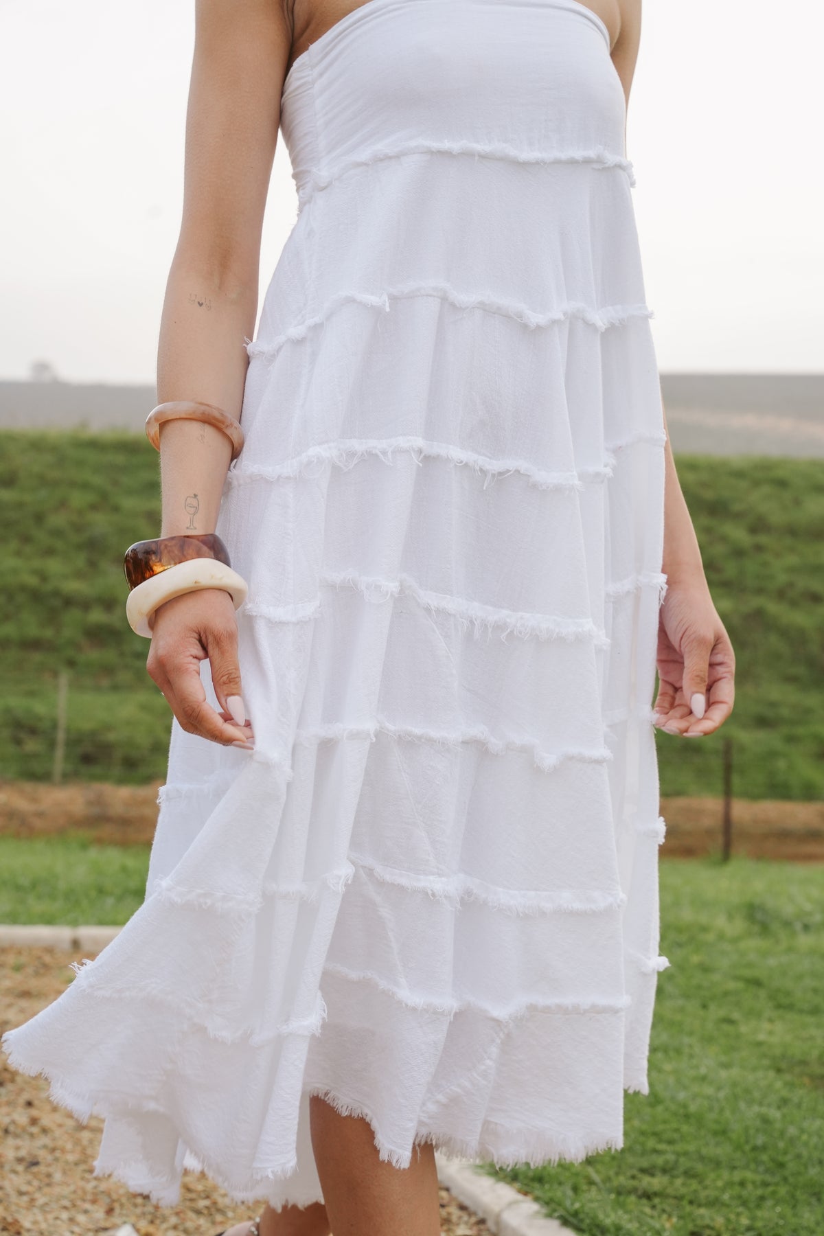 Poppy Cotton Tiered Skirt