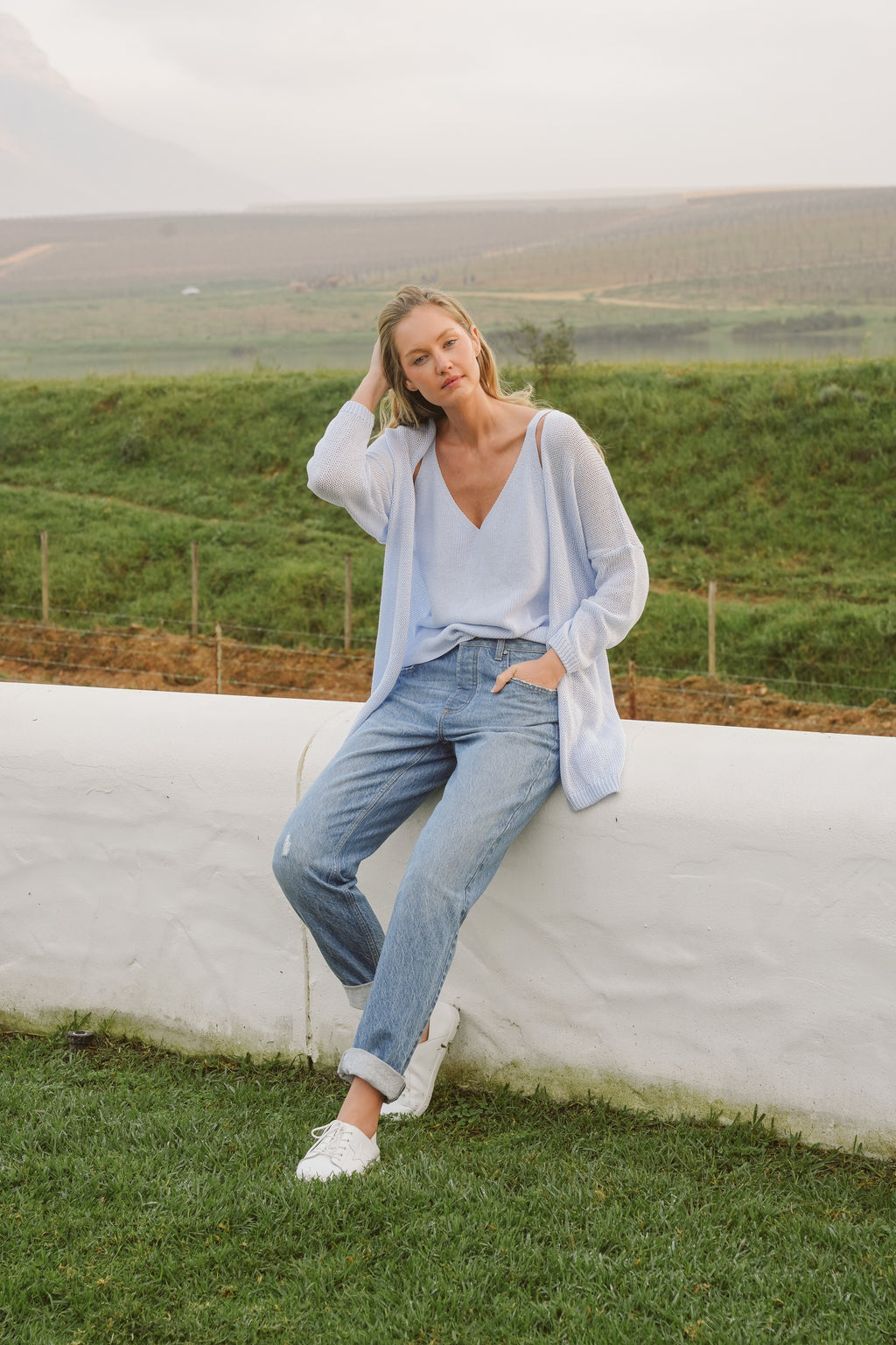 Maji Cotton Slouchy Cardigan
