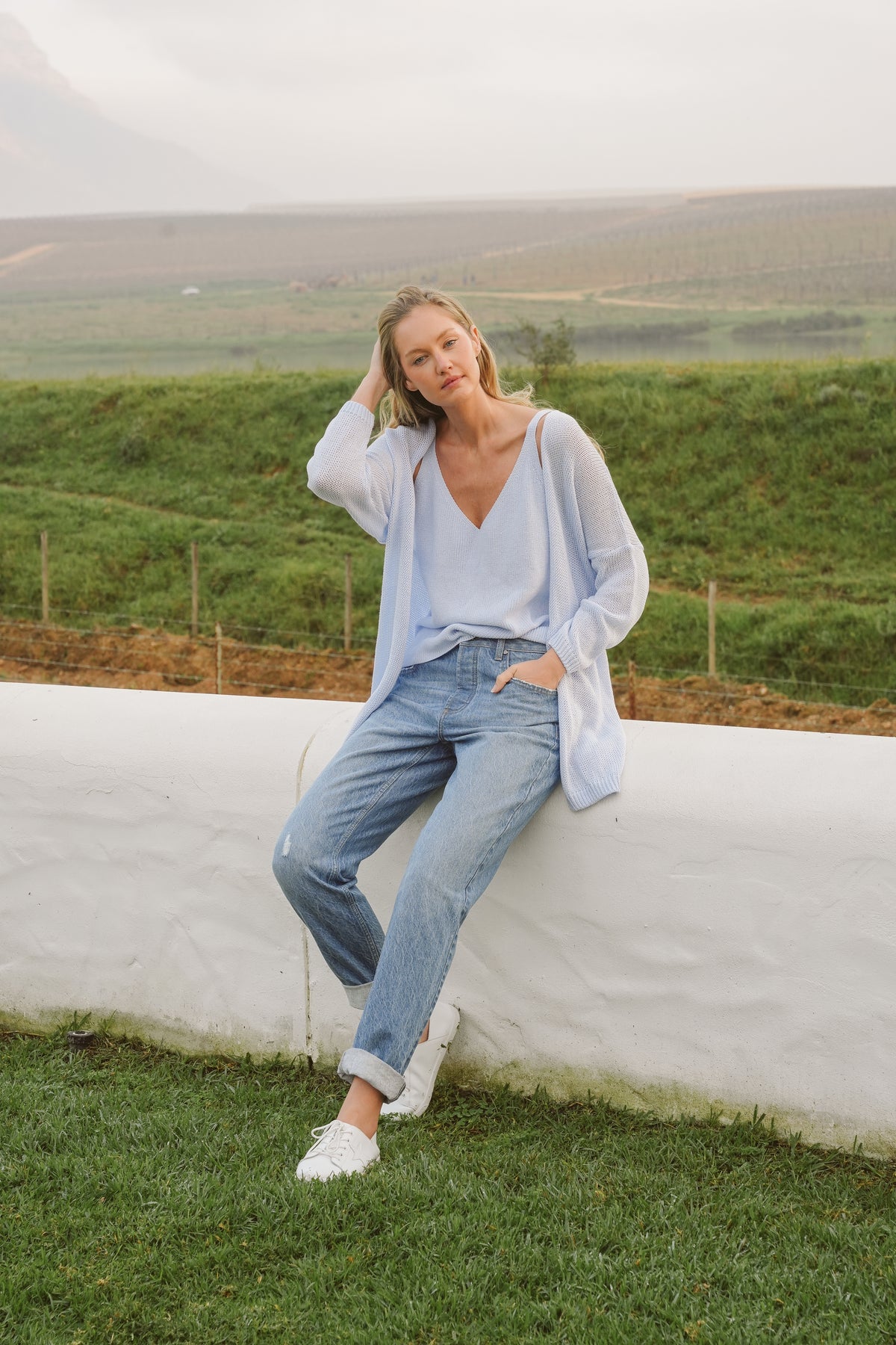 Maji Cotton Slouchy Cardigan