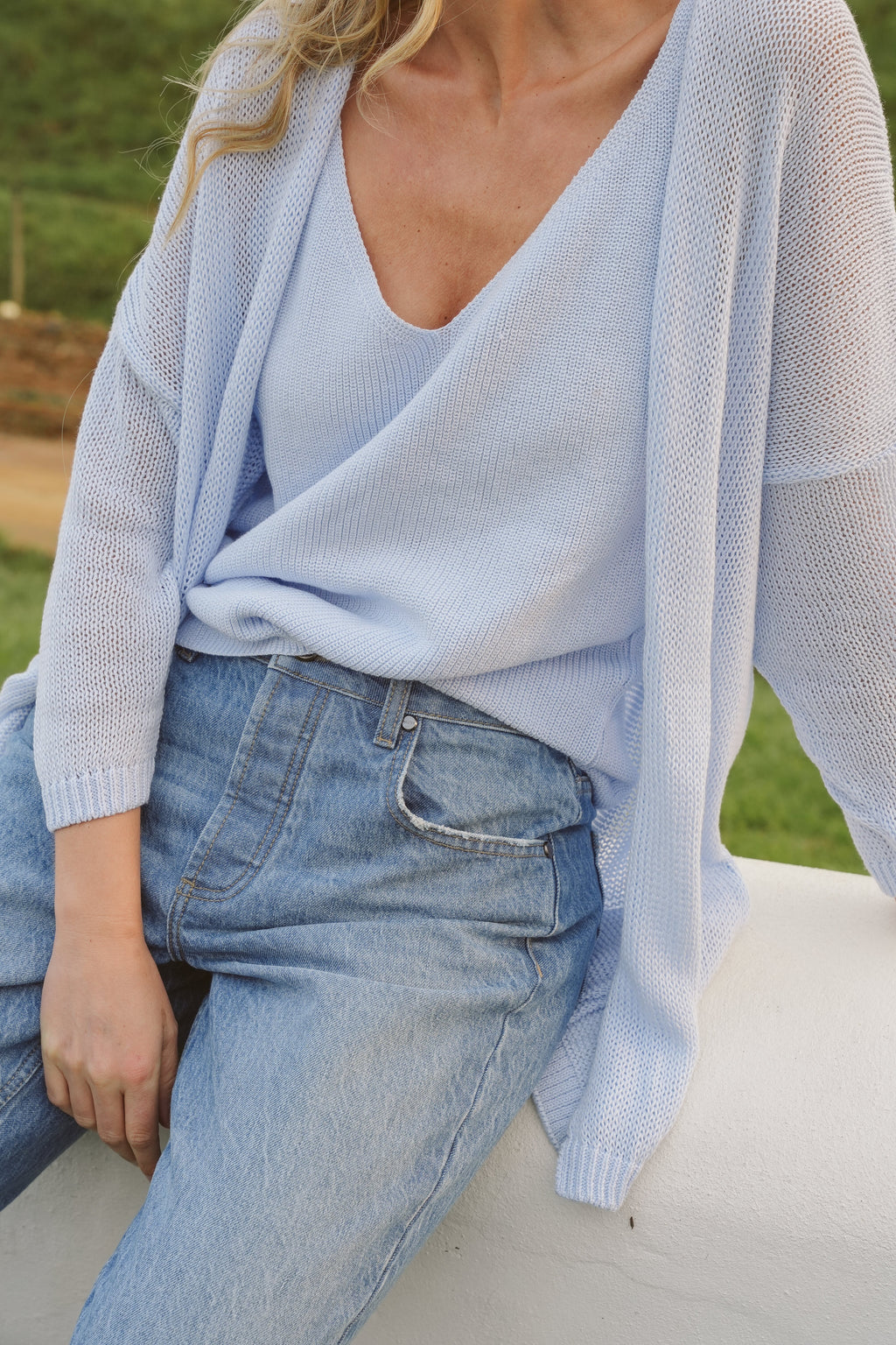 Maji Cotton Slouchy Cardigan