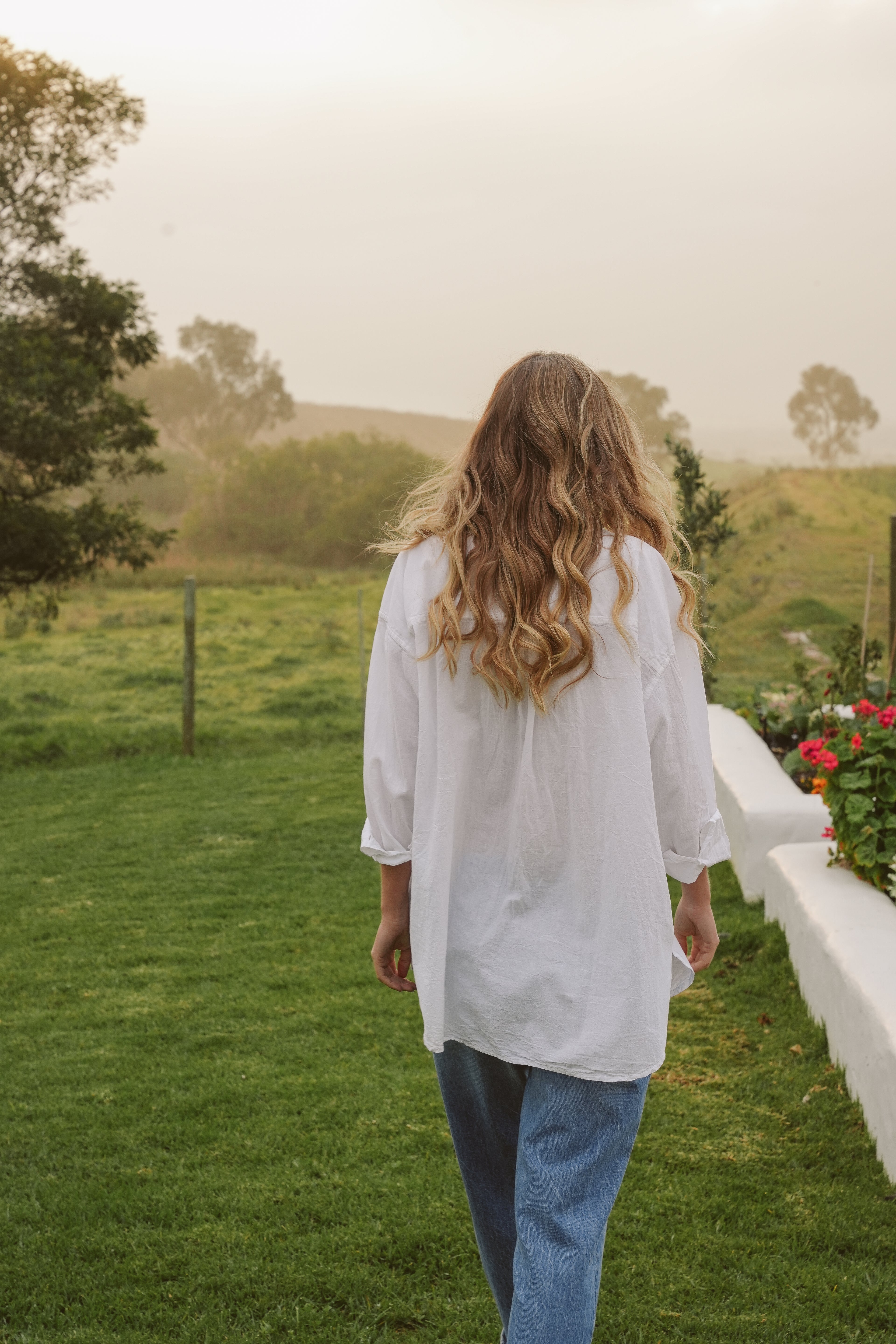 Sadie Cotton Boyfriend Shirt