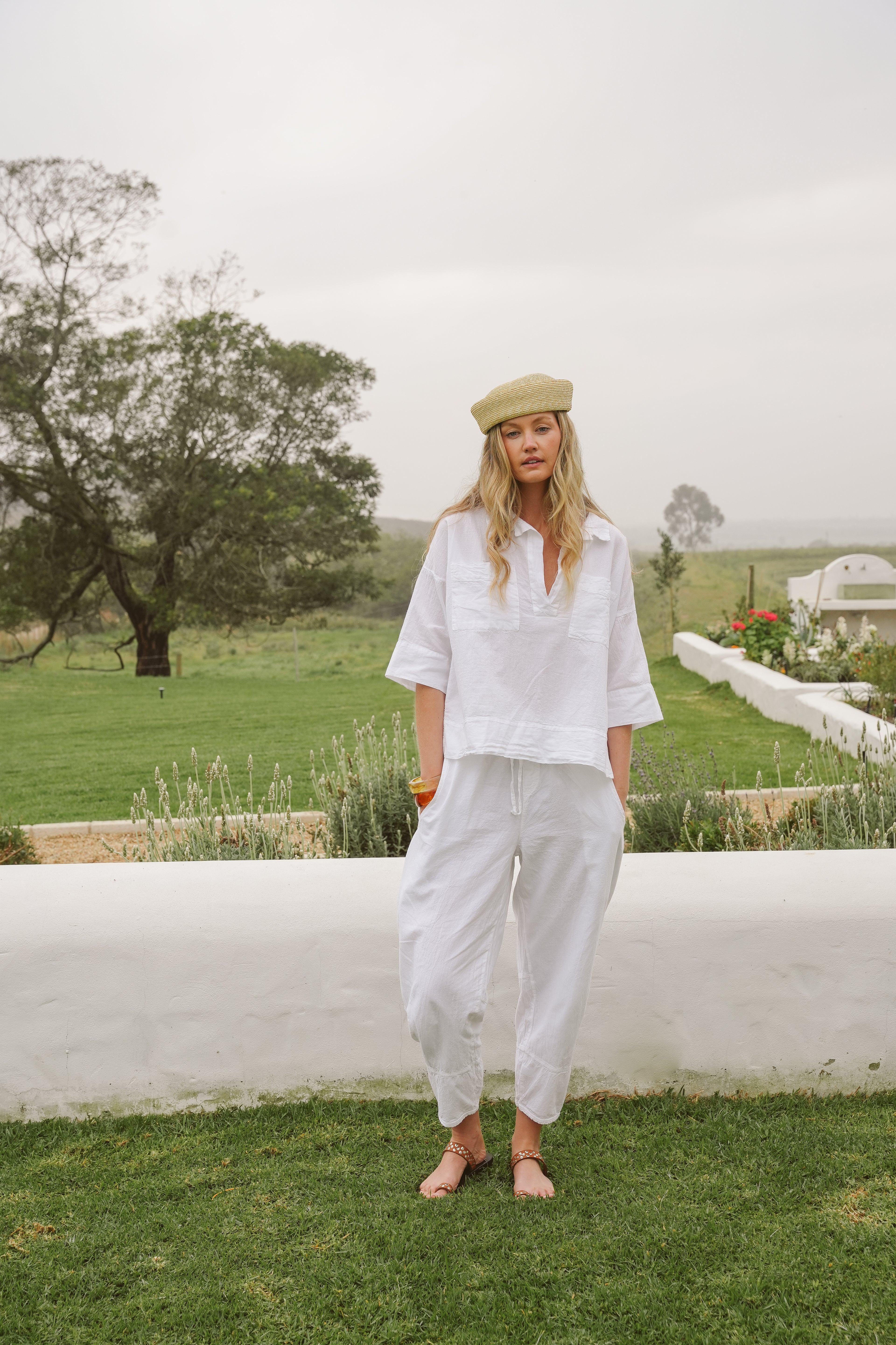 Cove Cotton Barrel Pants