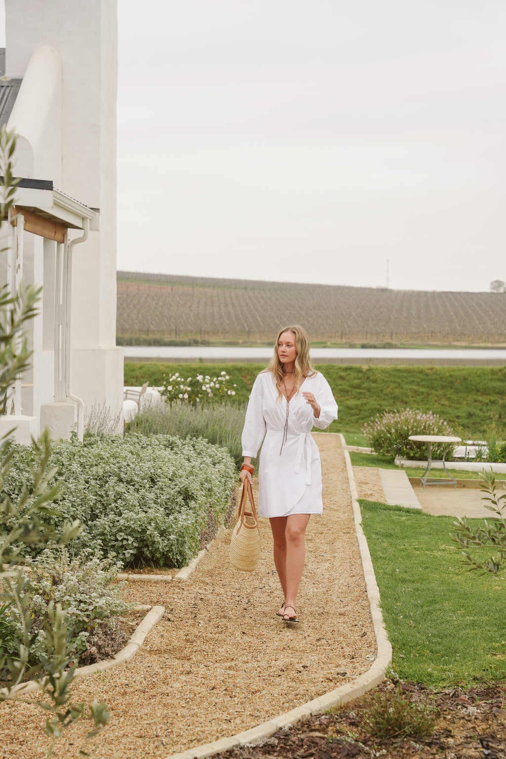 Ember Cotton Wrap Dress