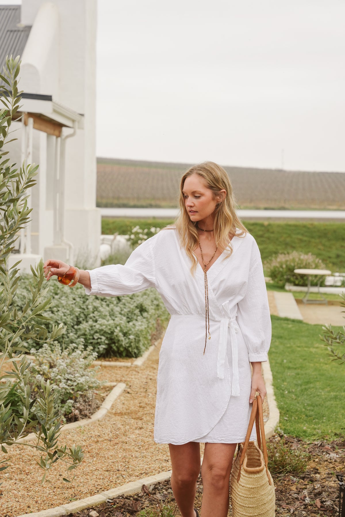 Ember Cotton Wrap Dress