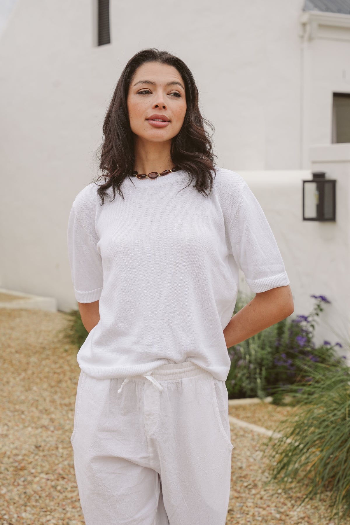 Marina Cotton Knit T-Shirt