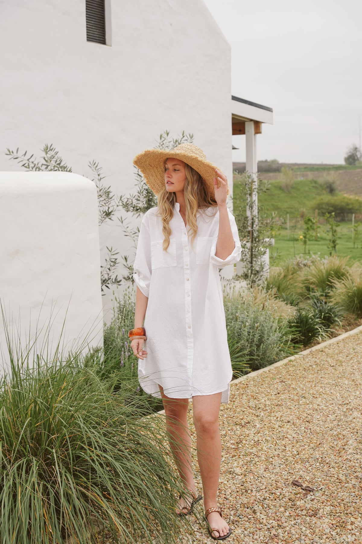 Lucy Cotton Shirt Dress