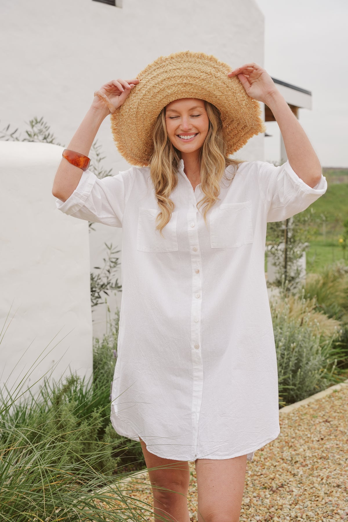 Lucy Cotton Shirt Dress