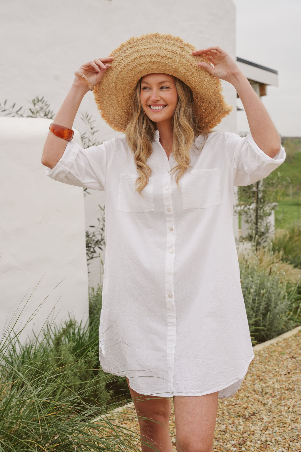 Lucy Cotton Shirt Dress