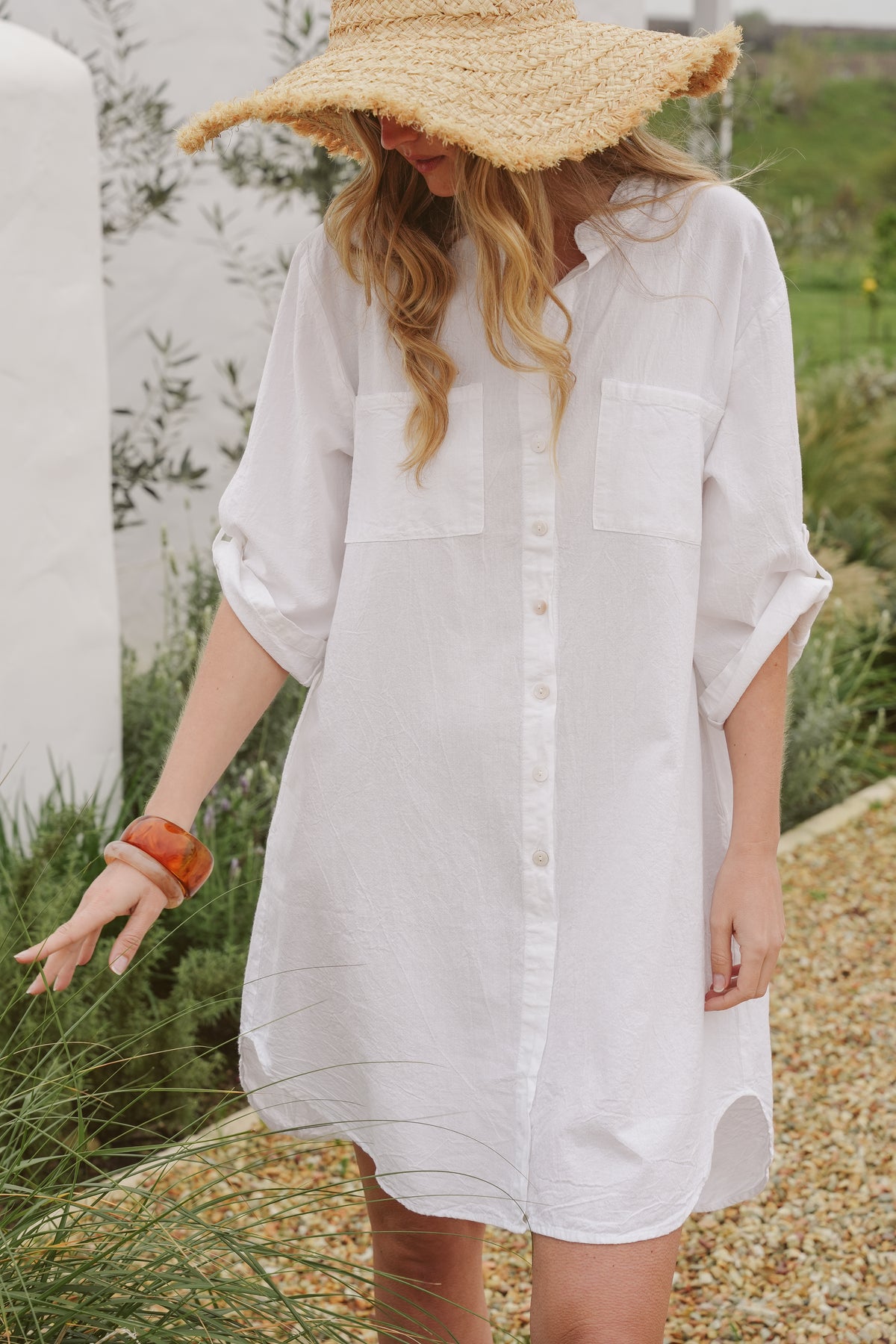 Lucy Cotton Shirt Dress